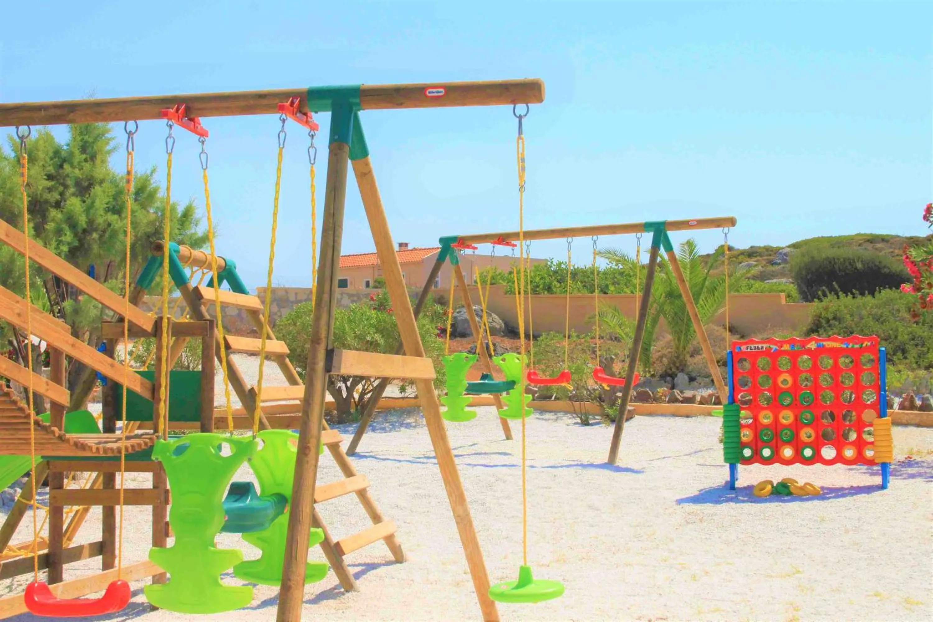 Children play ground in Zorbas Beach Village Hotel