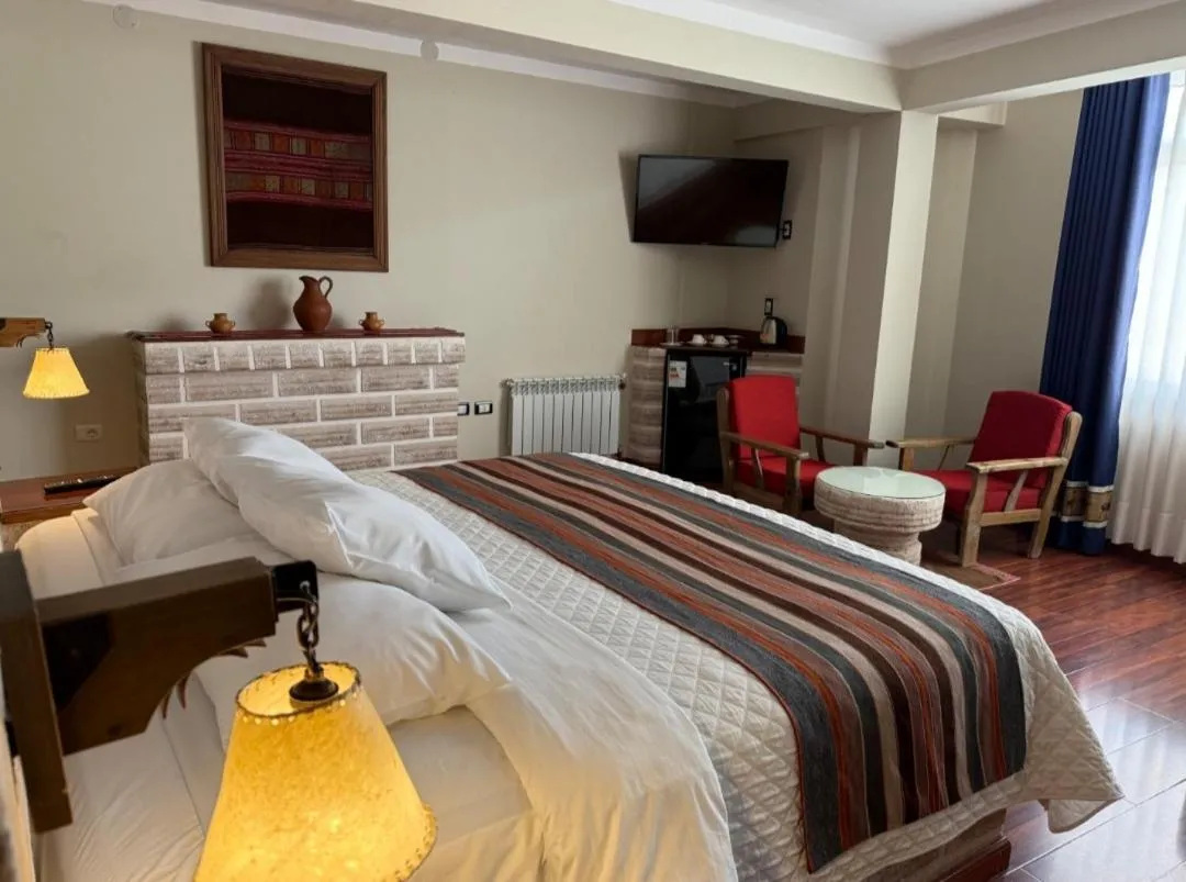 Bed in Hotel de Sal Atipax
