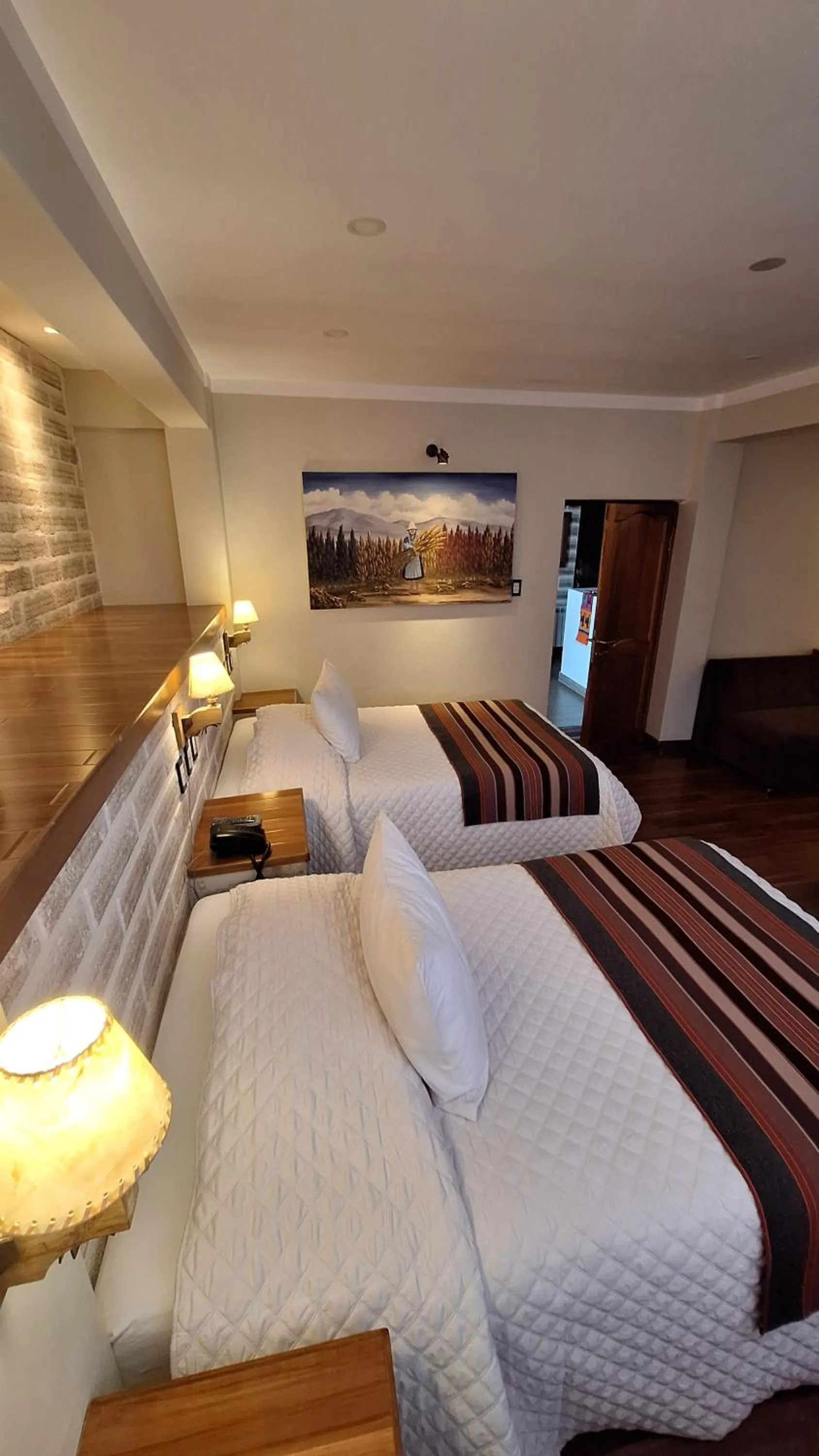 Bed in Hotel de Sal Atipax