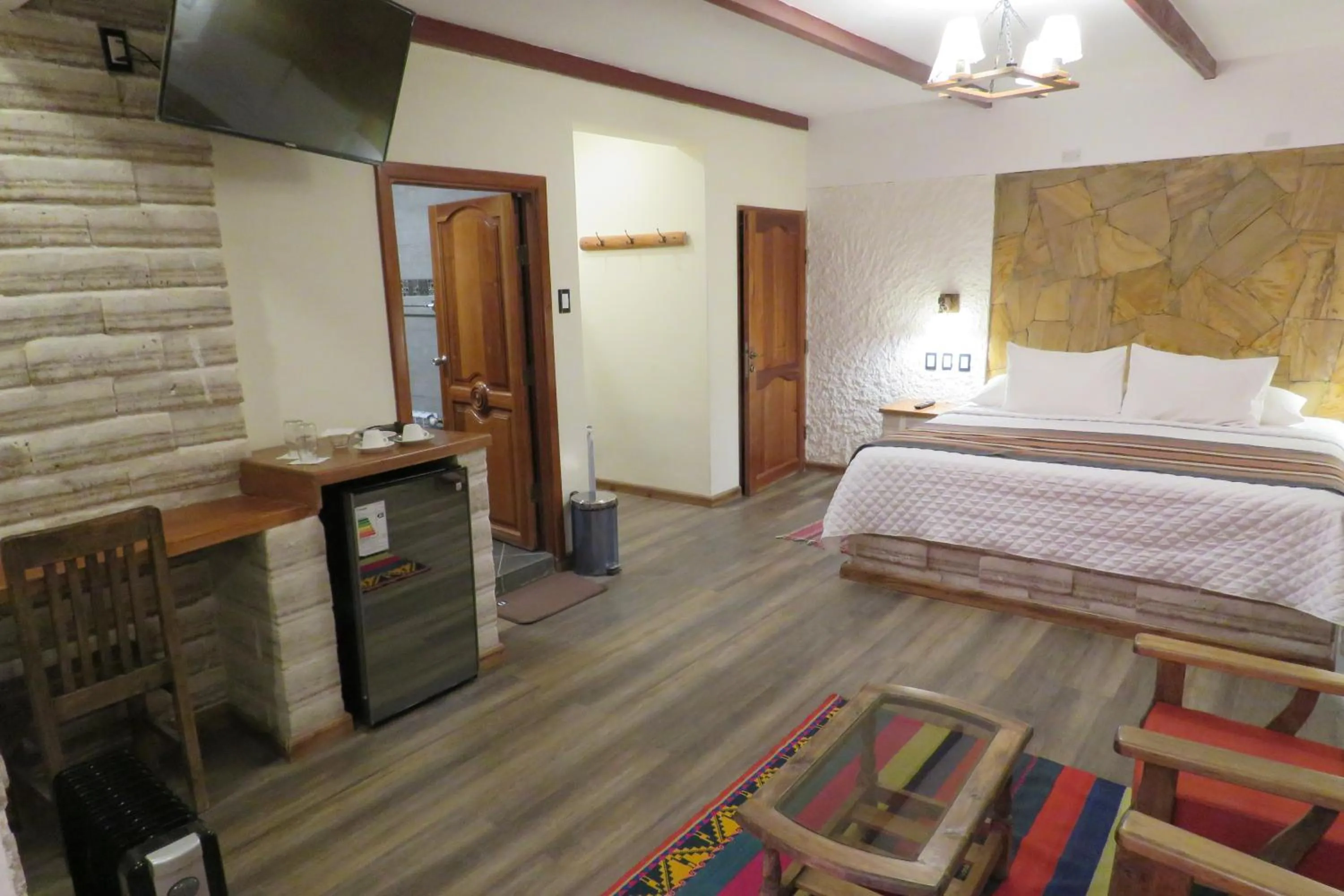 Living room, Bed in Hotel de Sal Atipax