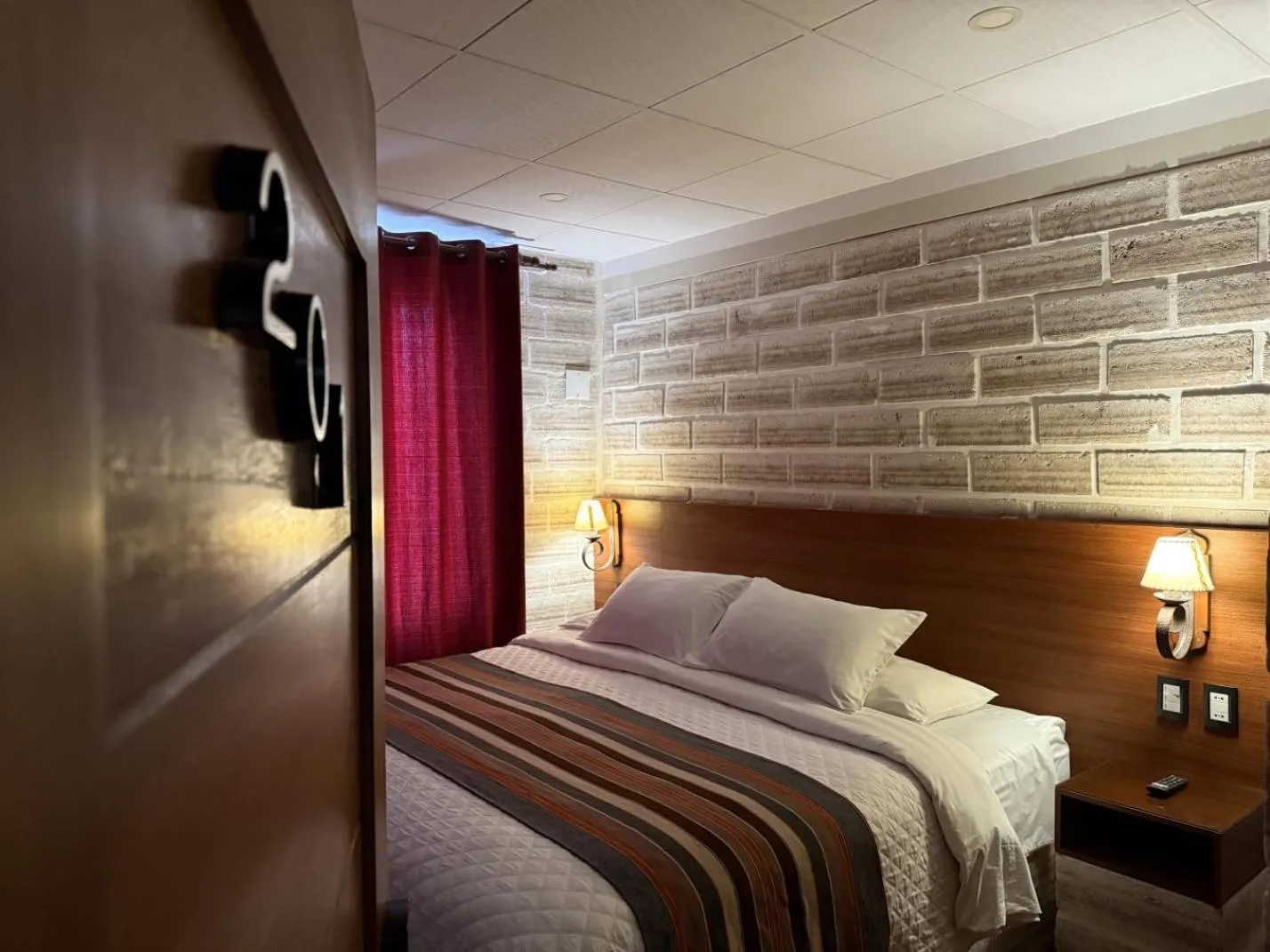 Bed in Hotel de Sal Atipax