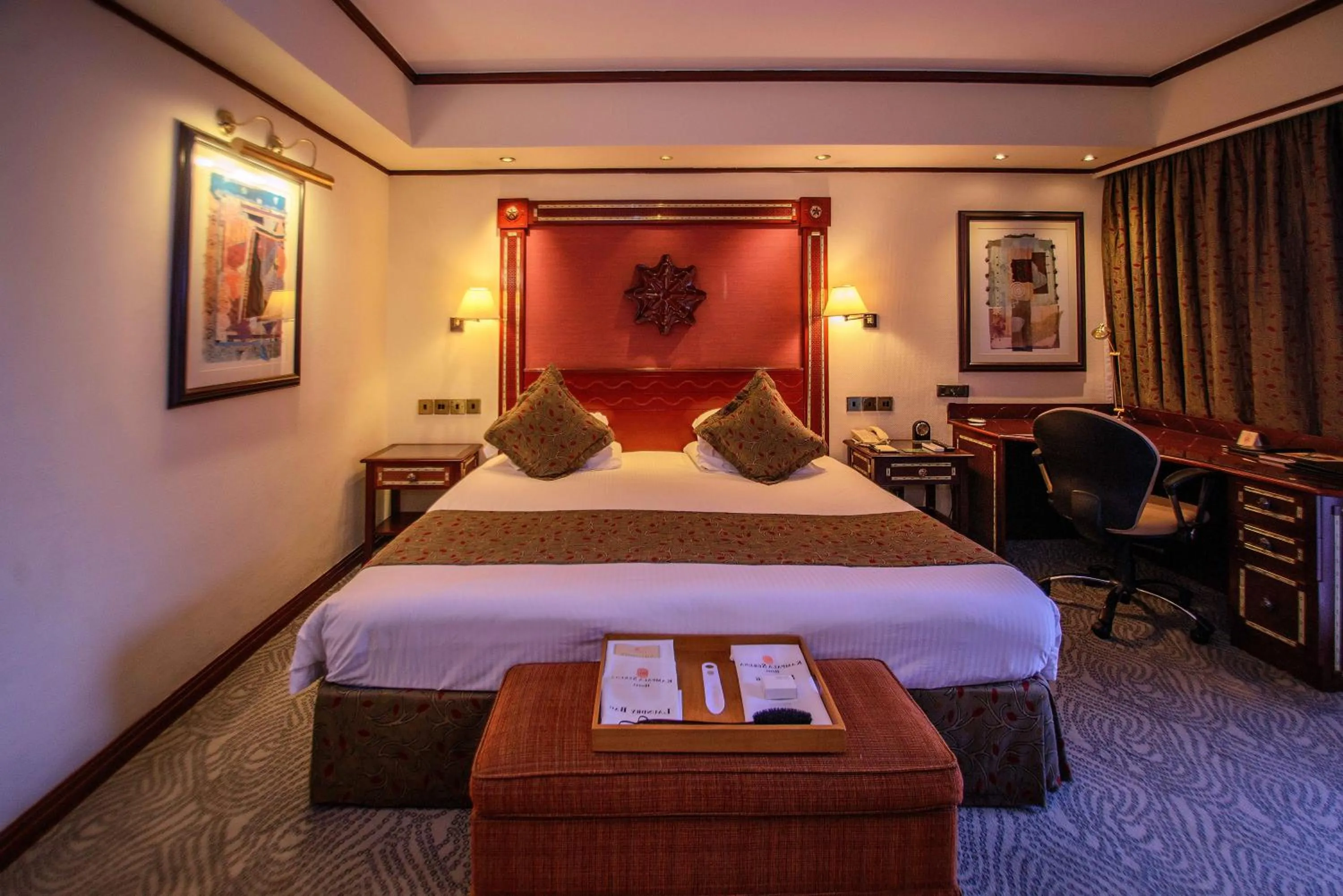 Bed in Kampala Serena Hotel