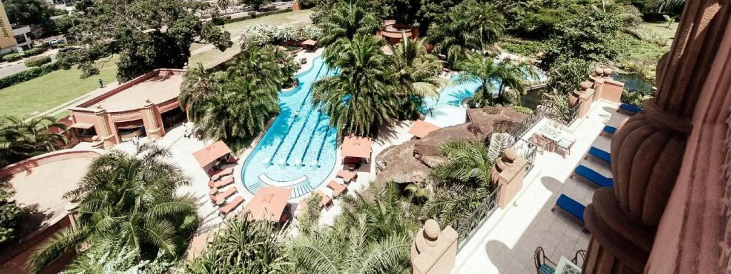 Bird's eye view in Kampala Serena Hotel Bird's eye view in Kampala Serena Hotel