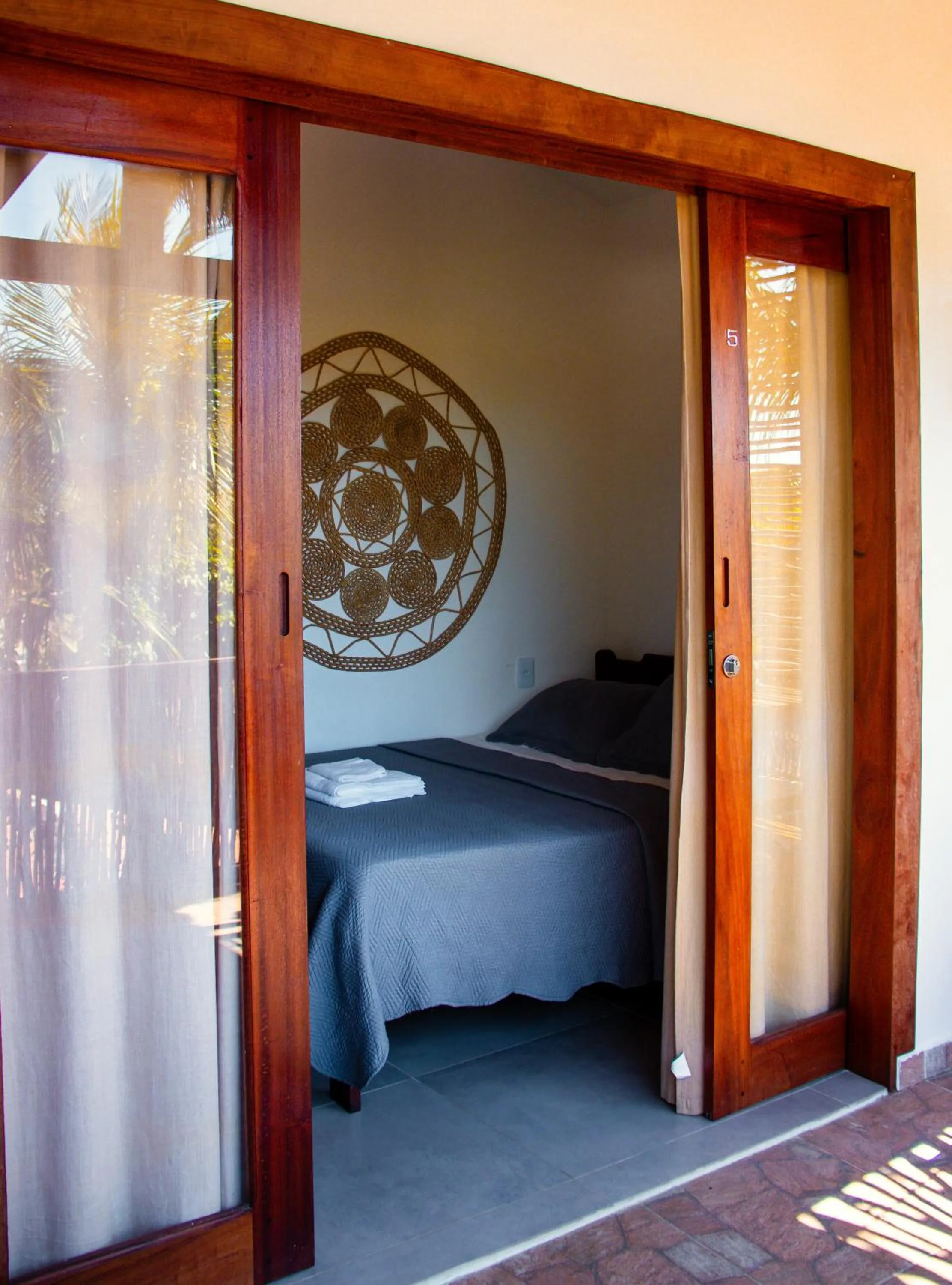 Bed in Pousada Brisa Del Mar