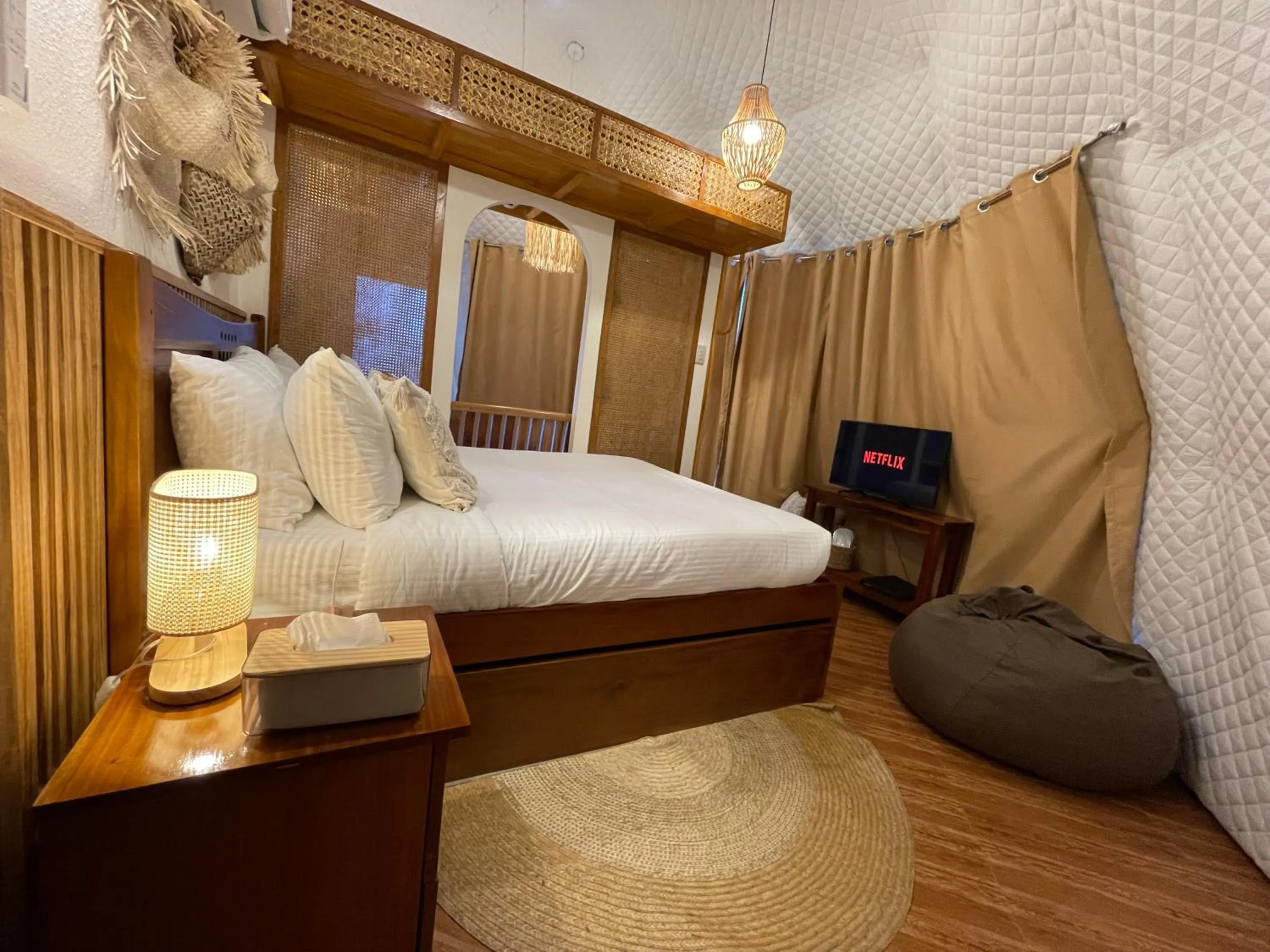 Bed in Diwata Nature Resort