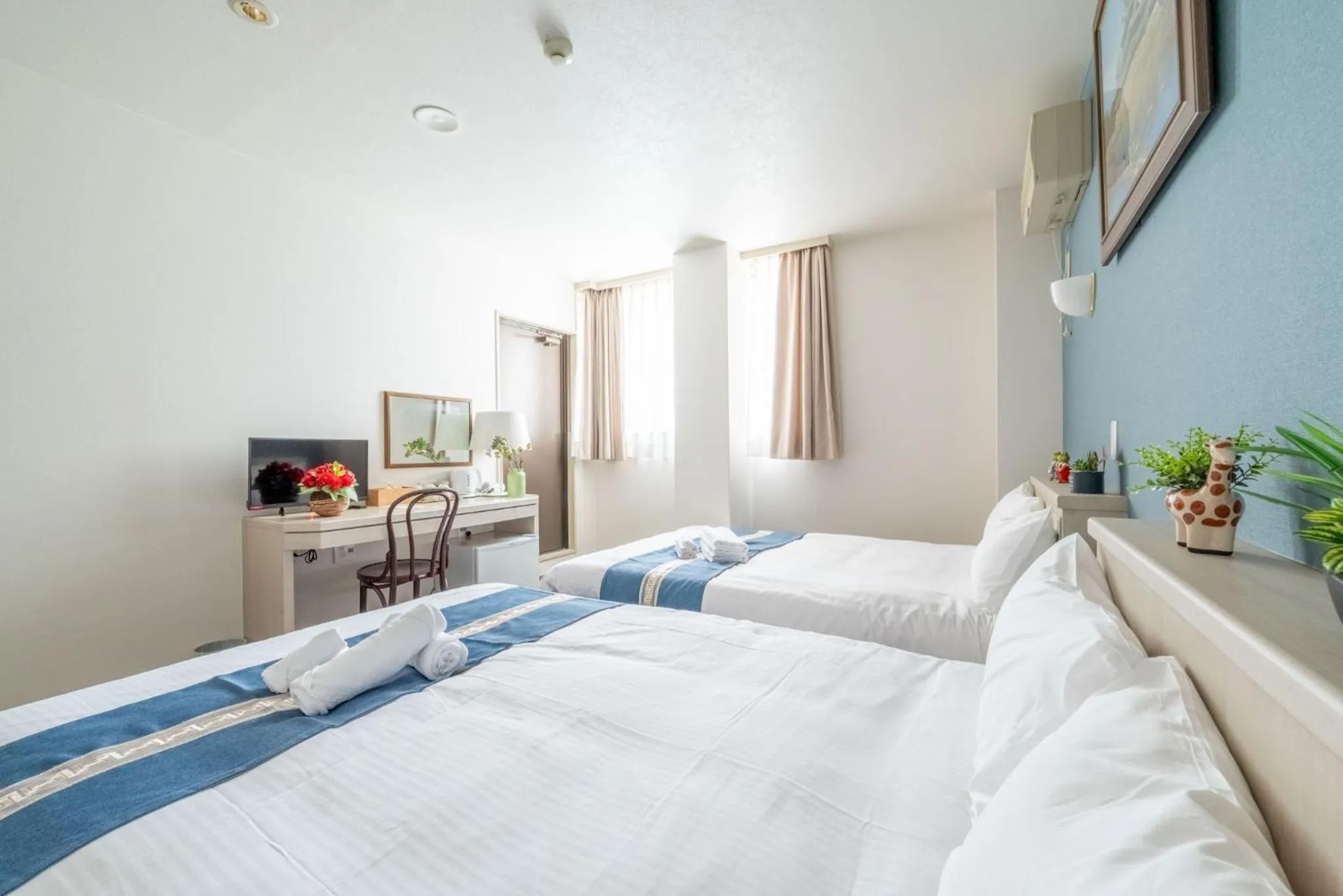 Bedroom, Bed in Plaza In Miyakojima hotel