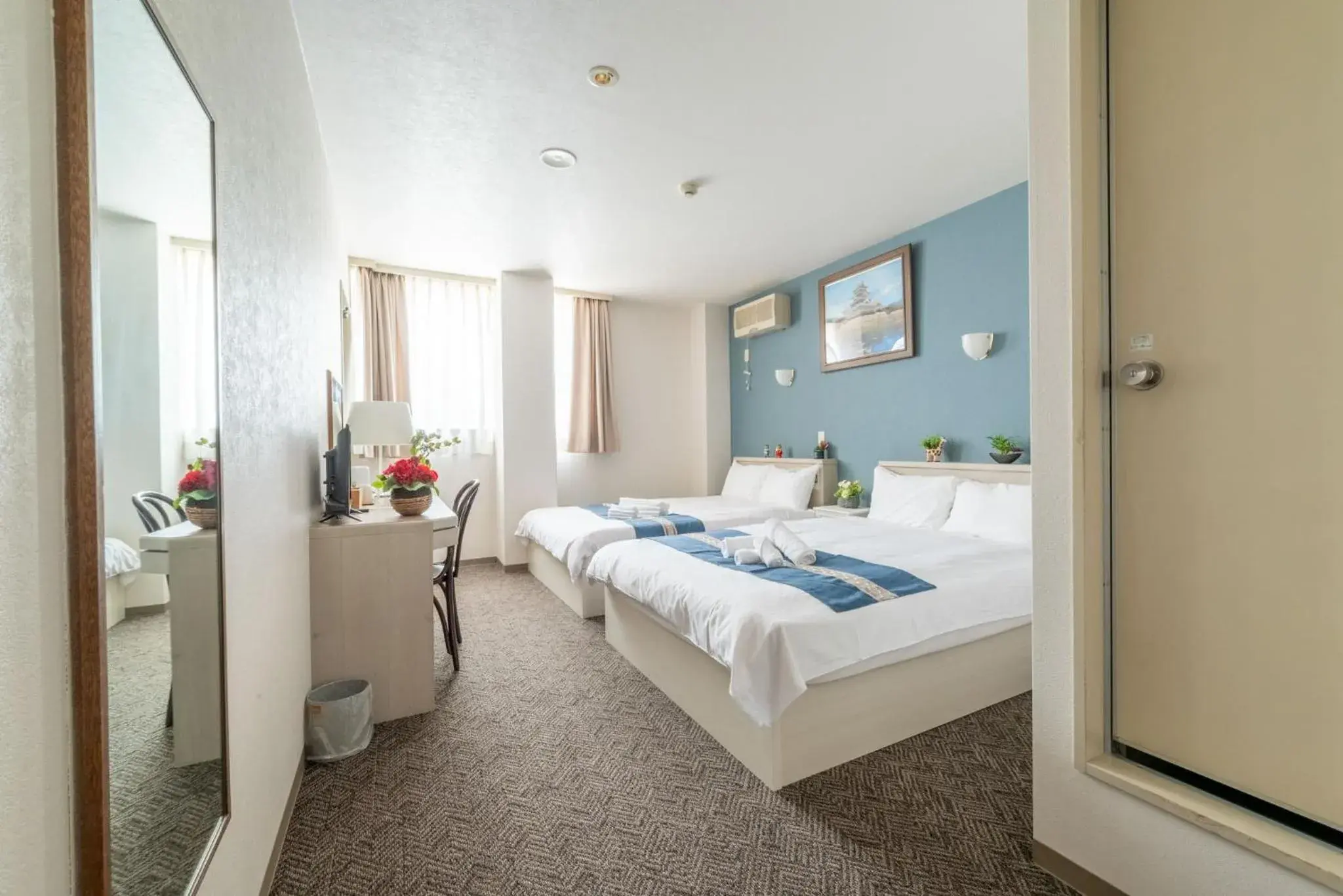 Bedroom, Bed in Plaza In Miyakojima hotel Bedroom, Bed in Plaza In Miyakojima hotel