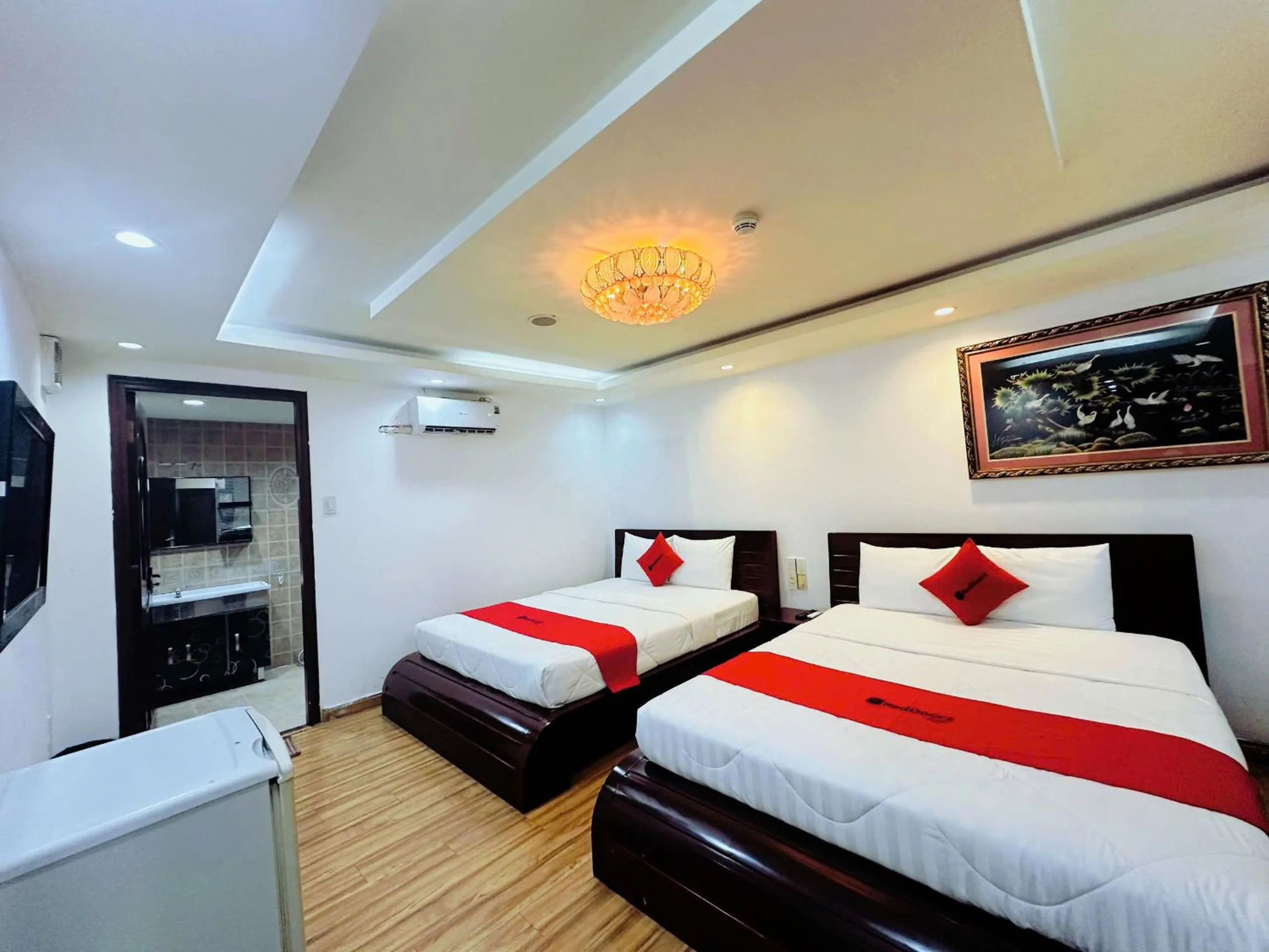 Bed in Khách Sạn Avatar