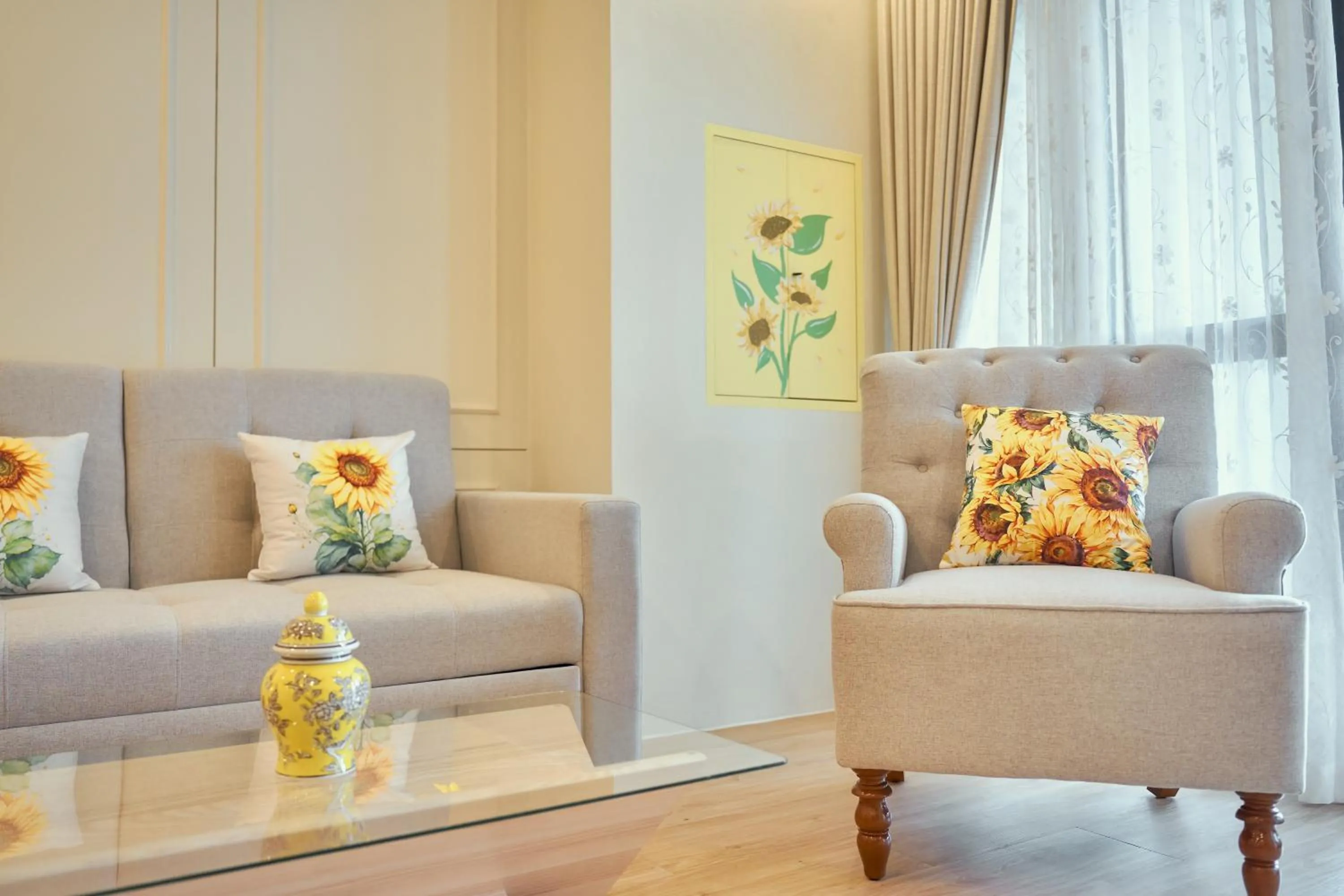 Seating area in Hawa House Phuket