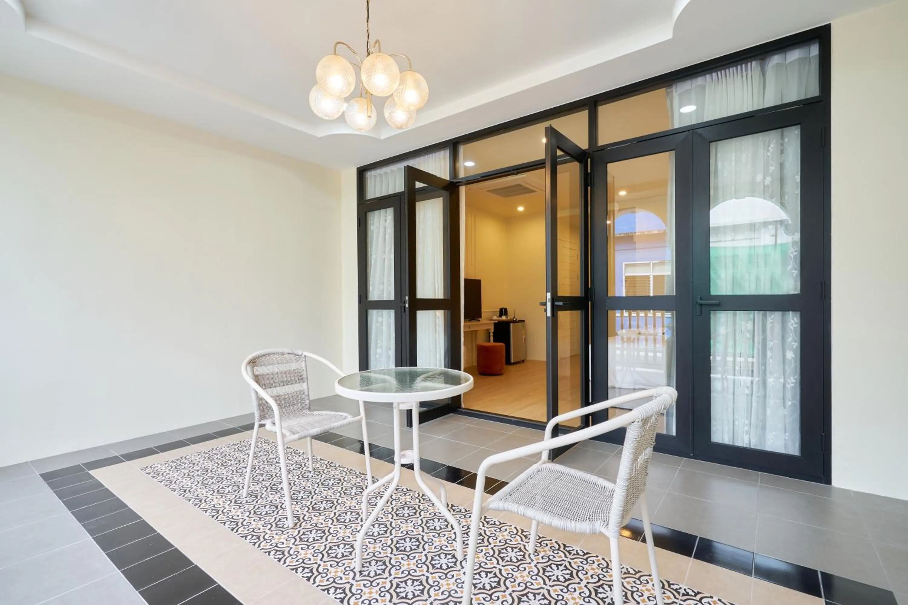 Seating area in Hawa House Phuket