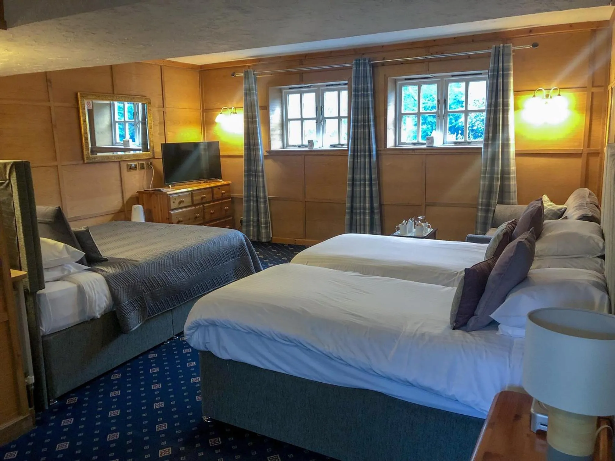 Bed in The Hoops Inn & Country Hotel