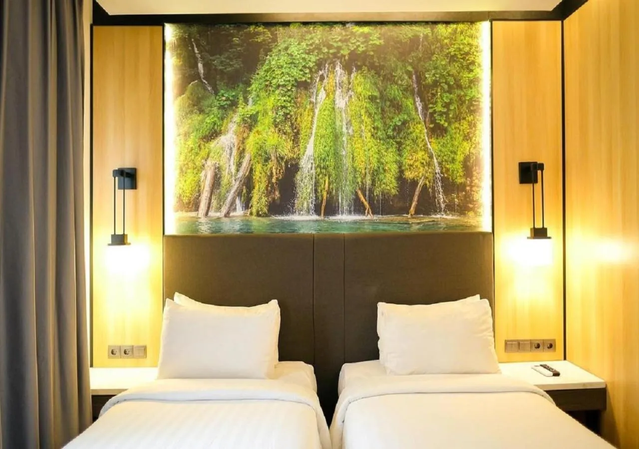 Bed in Allura Azana Resort Tawangmangu