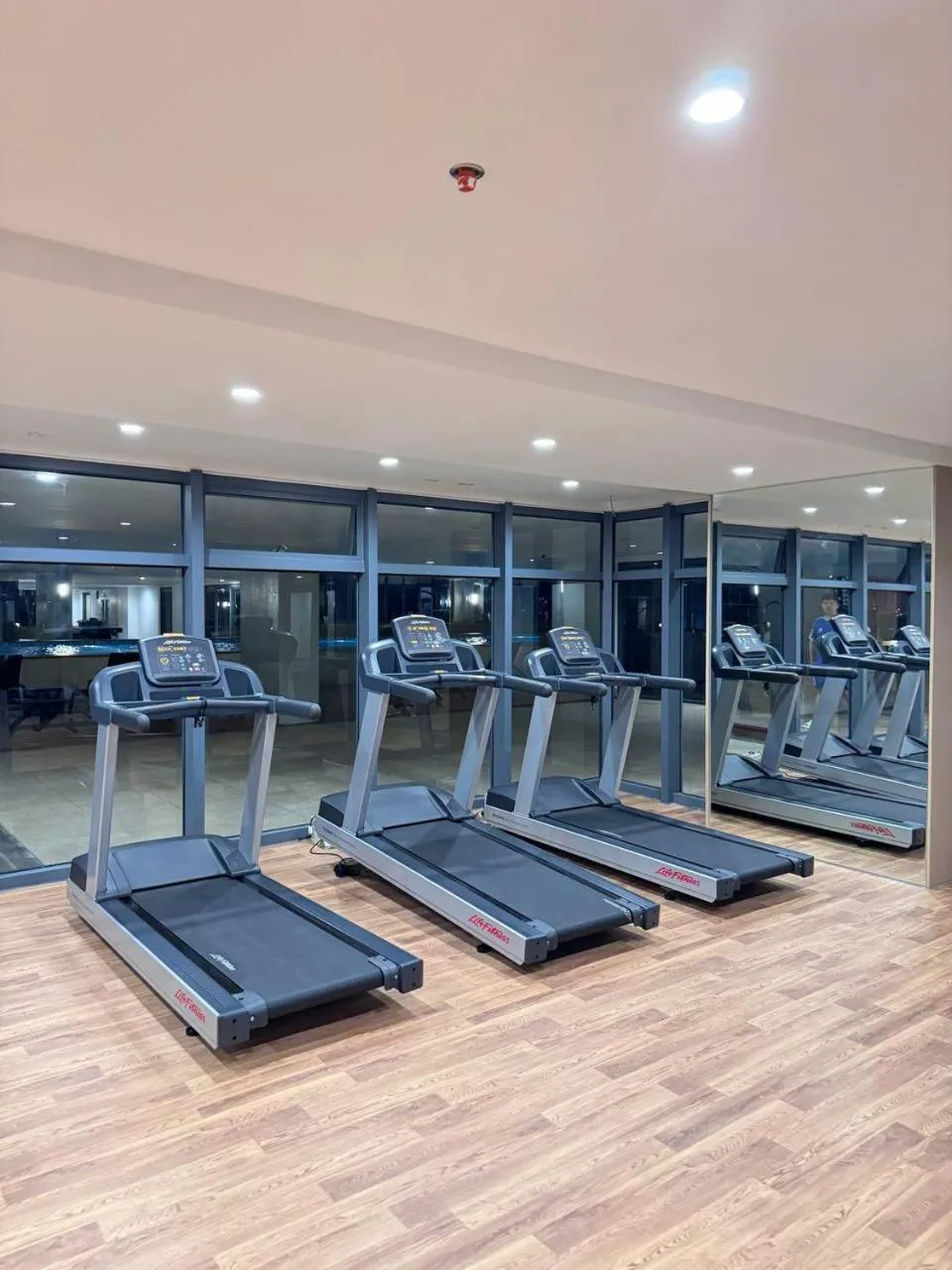 Fitness centre/facilities in LCONDOTEL Hotel Studio with Balcony at Imperial Plaza near MOA NAIA PITX