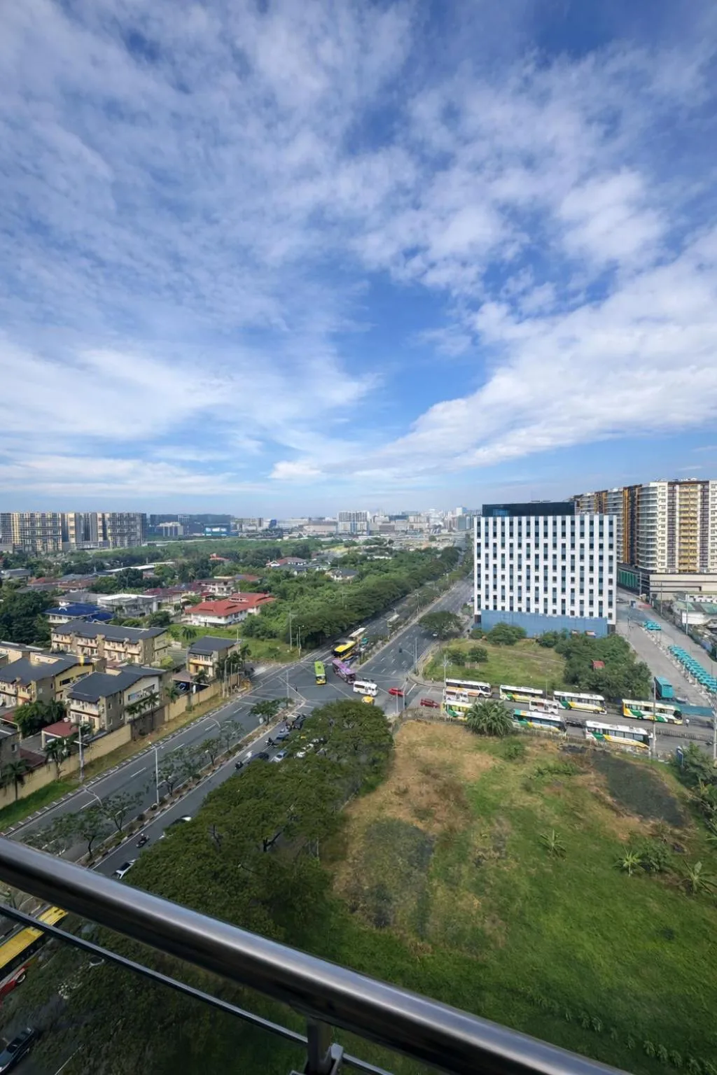 Balcony/Terrace in LCONDOTEL Hotel Studio with Balcony at Imperial Plaza near MOA NAIA PITX