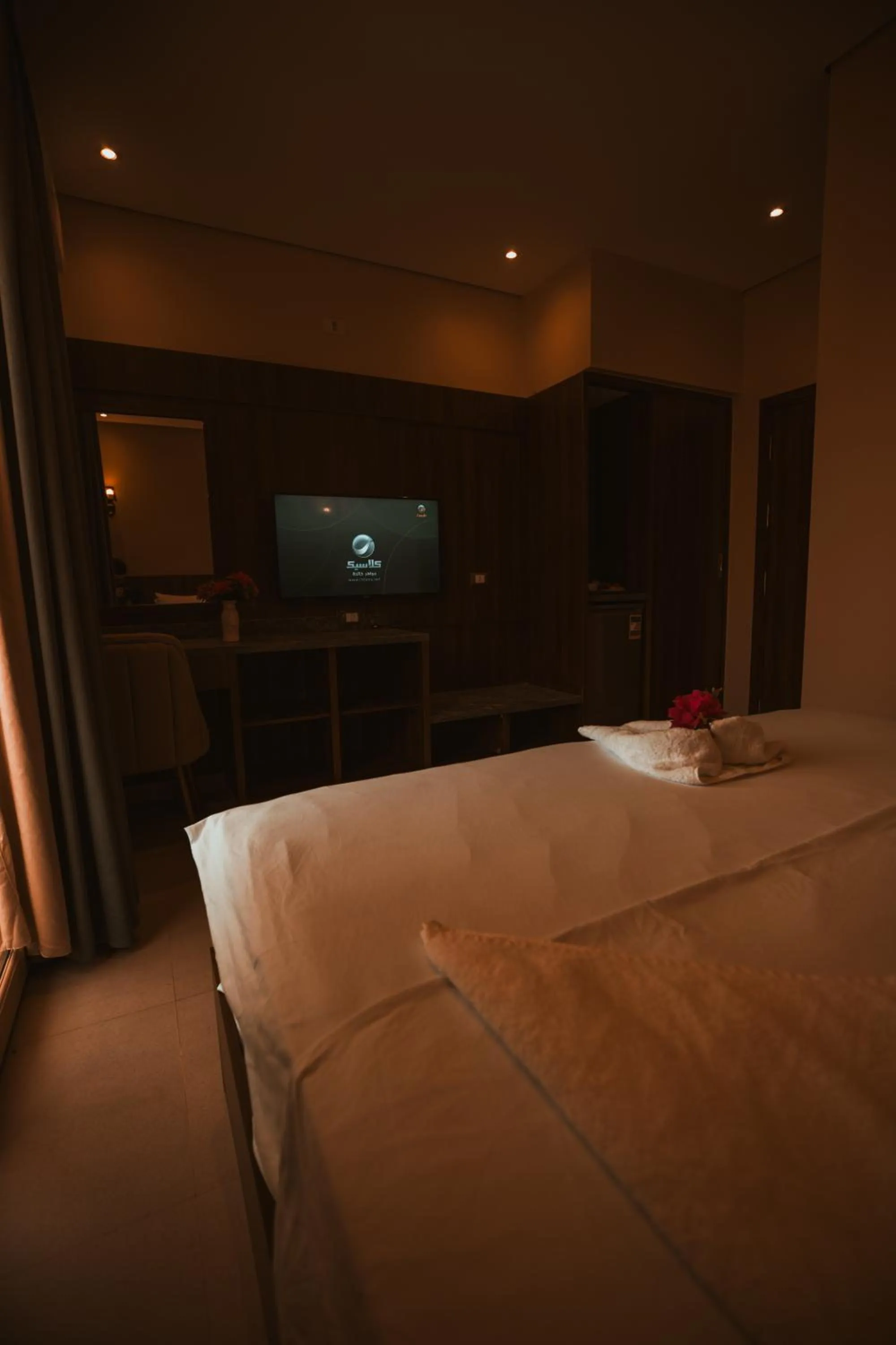 TV and multimedia, Bed in Sama Hotel Oraby