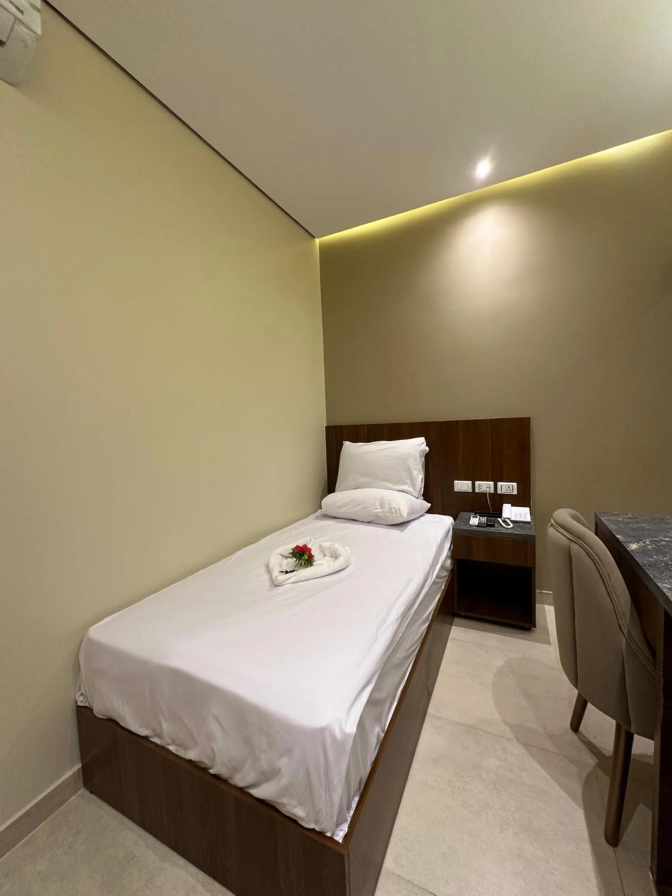 Bed in Sama Hotel Oraby