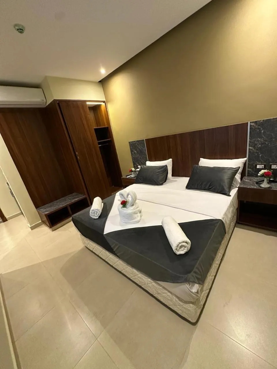 Bed in Sama Hotel Oraby