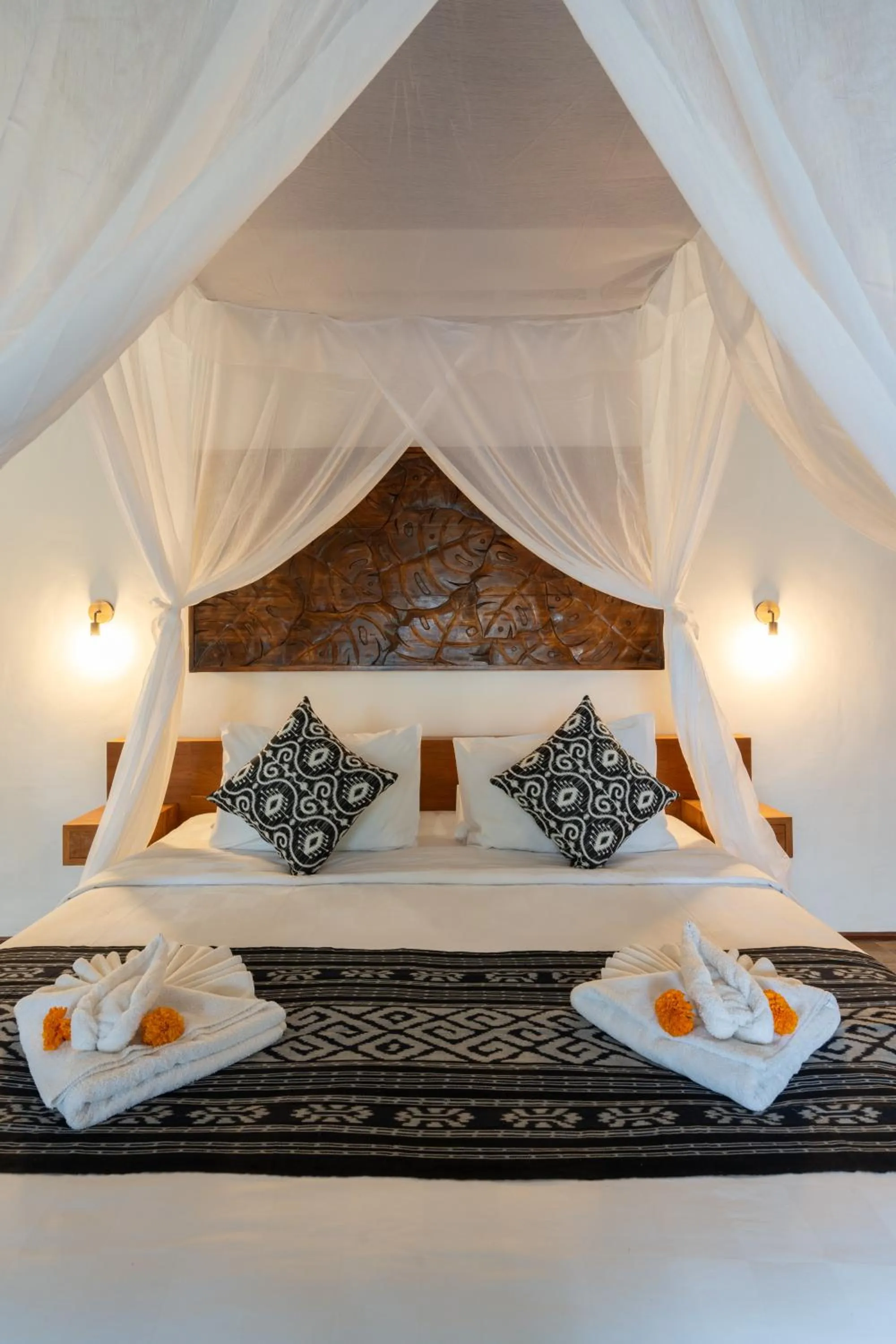 Bed in Moonterra Villa Sebatu