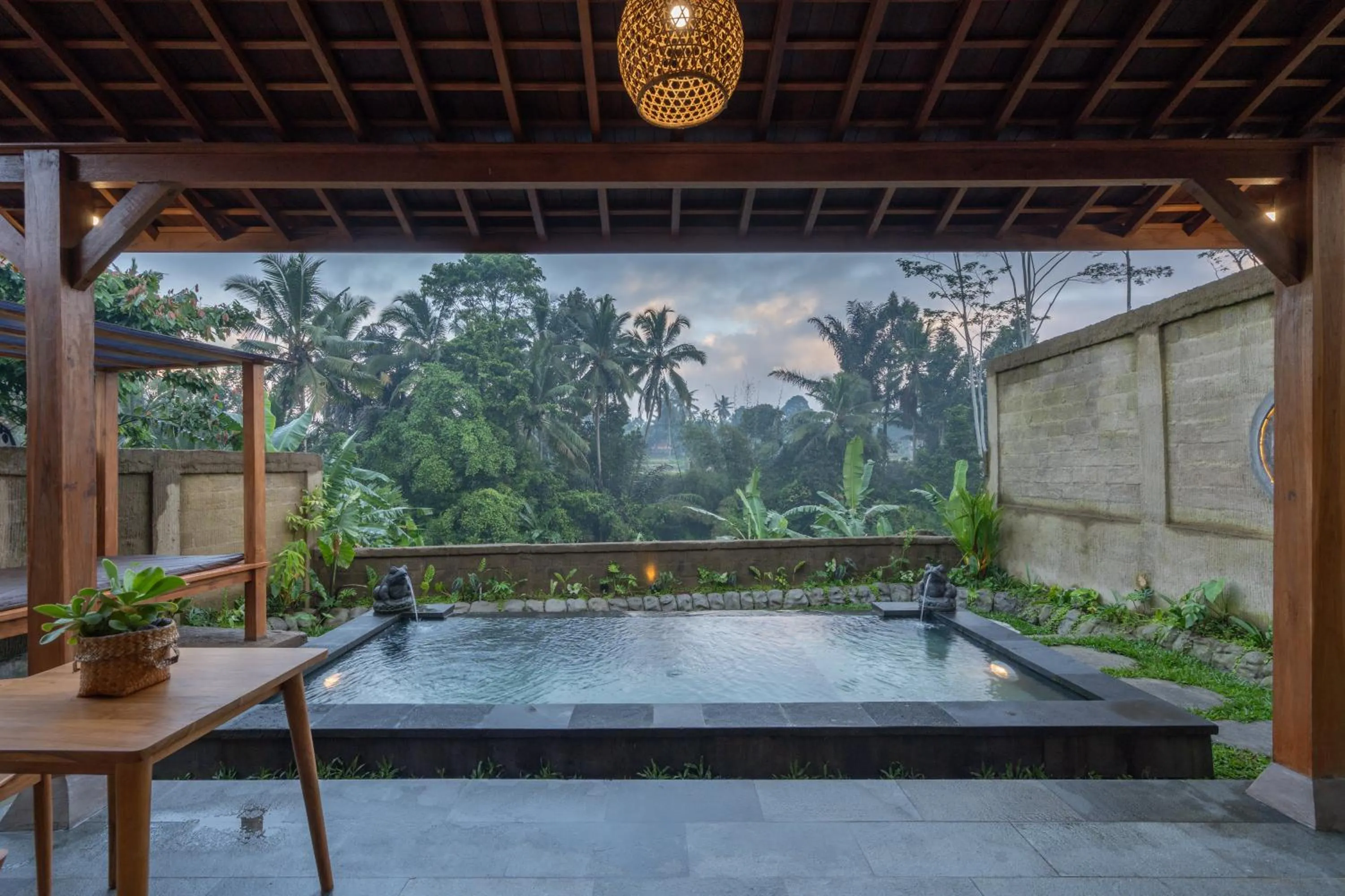 Pool view in Moonterra Villa Sebatu