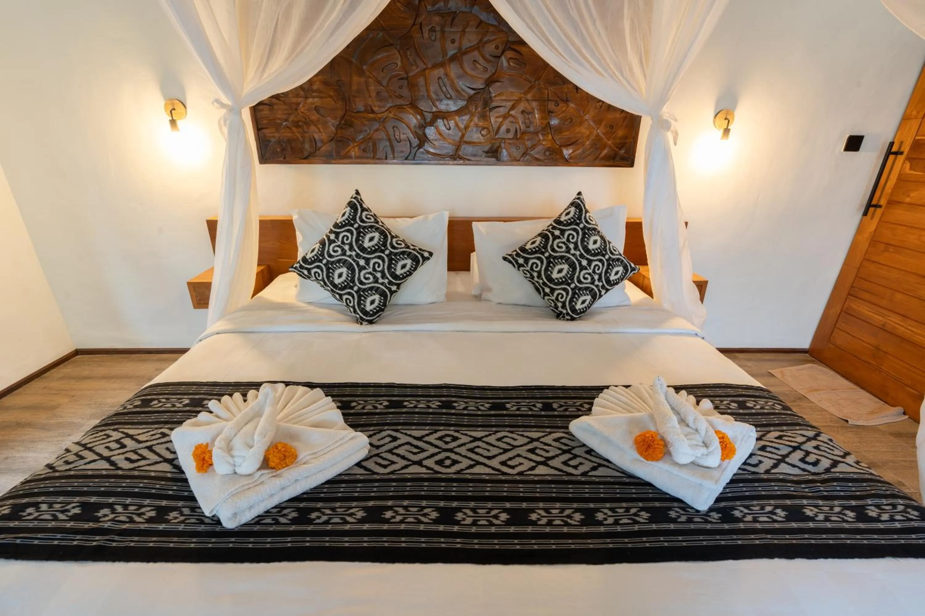 Bed in Moonterra Villa Sebatu