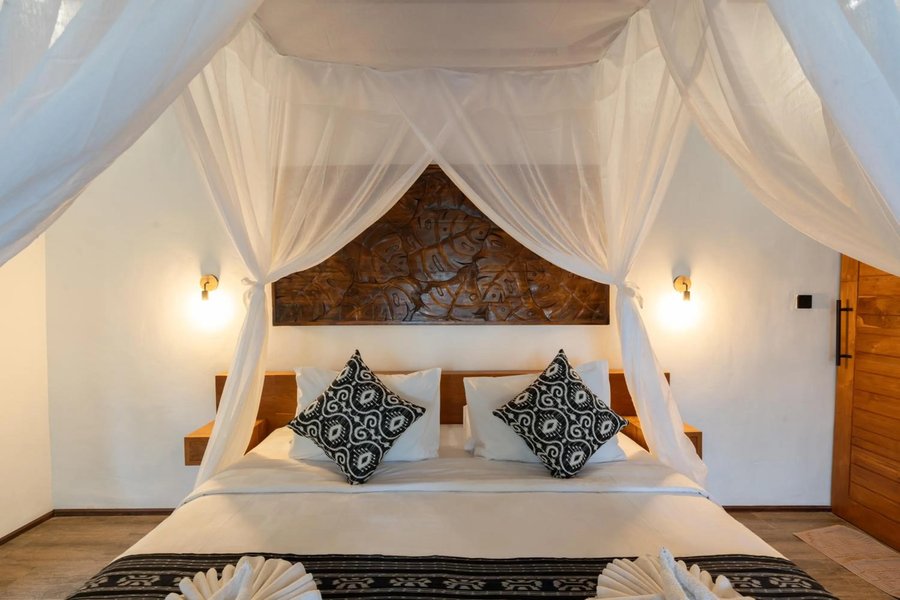 Bed in Moonterra Villa Sebatu