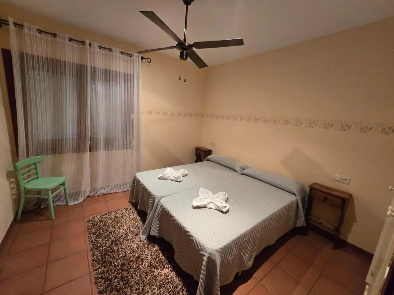 Bed in Hotel Cortijo de la luna
