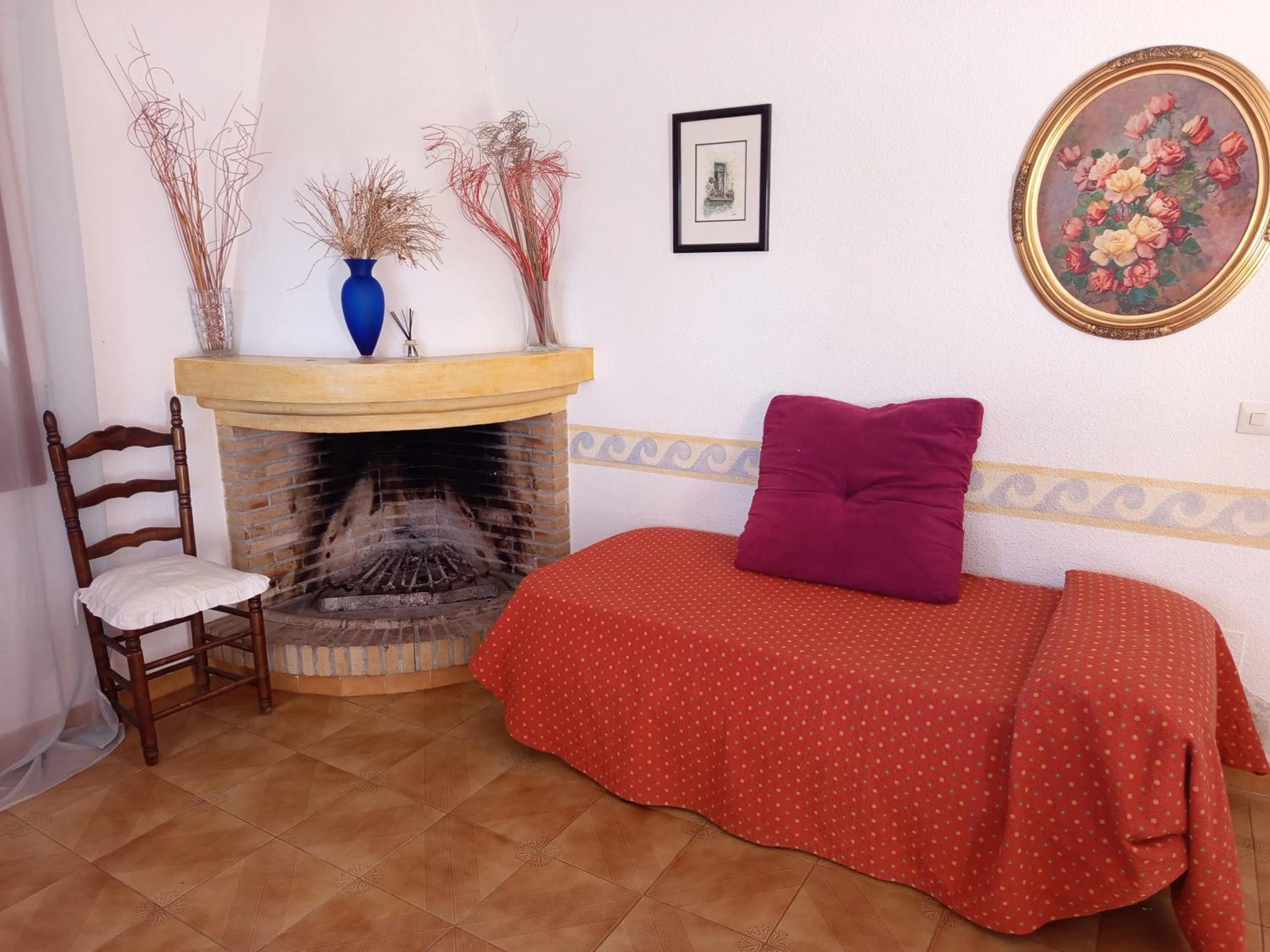 Living room, Bed in Hotel Cortijo de la luna