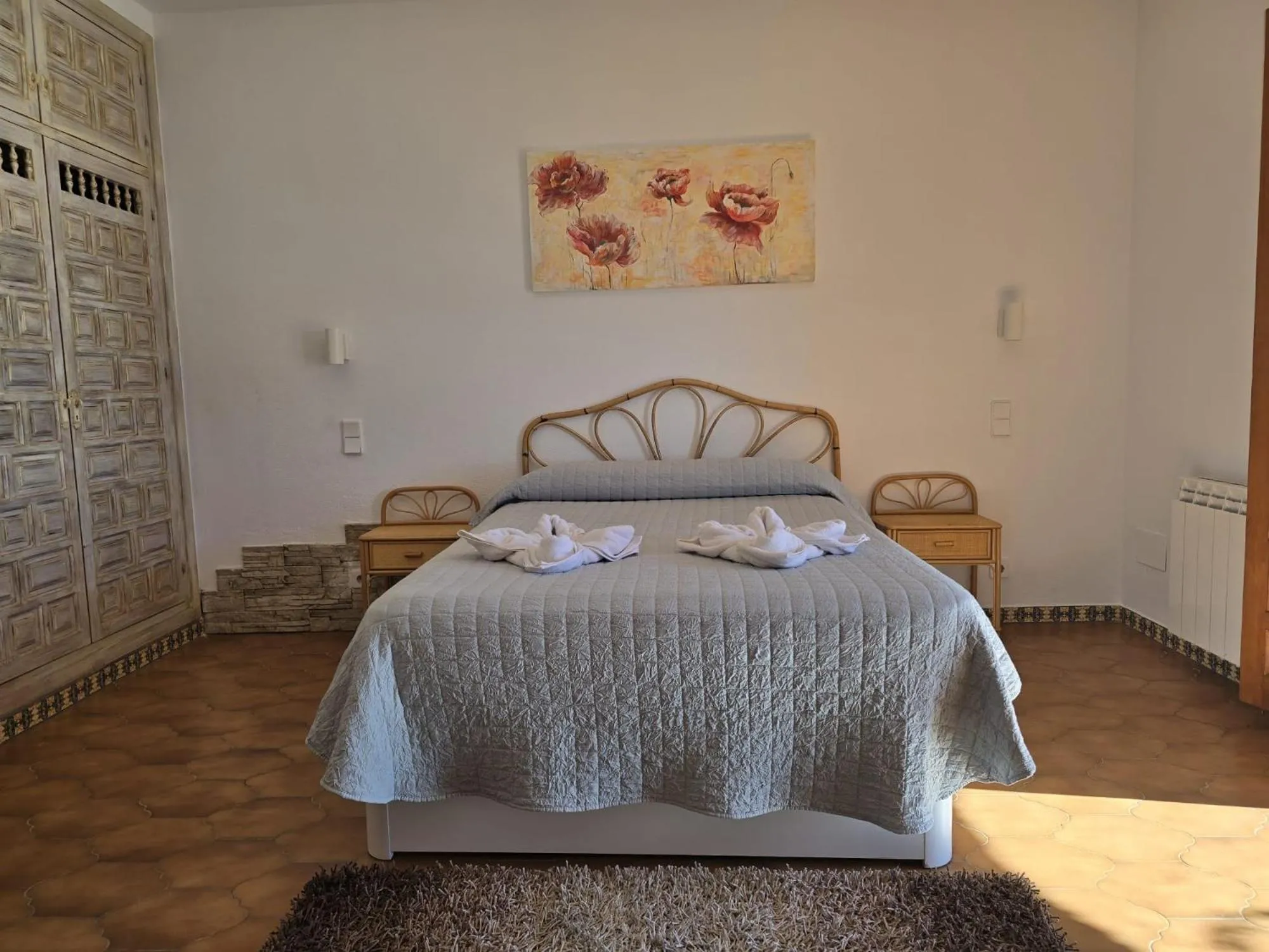 Bed in Hotel Cortijo de la luna