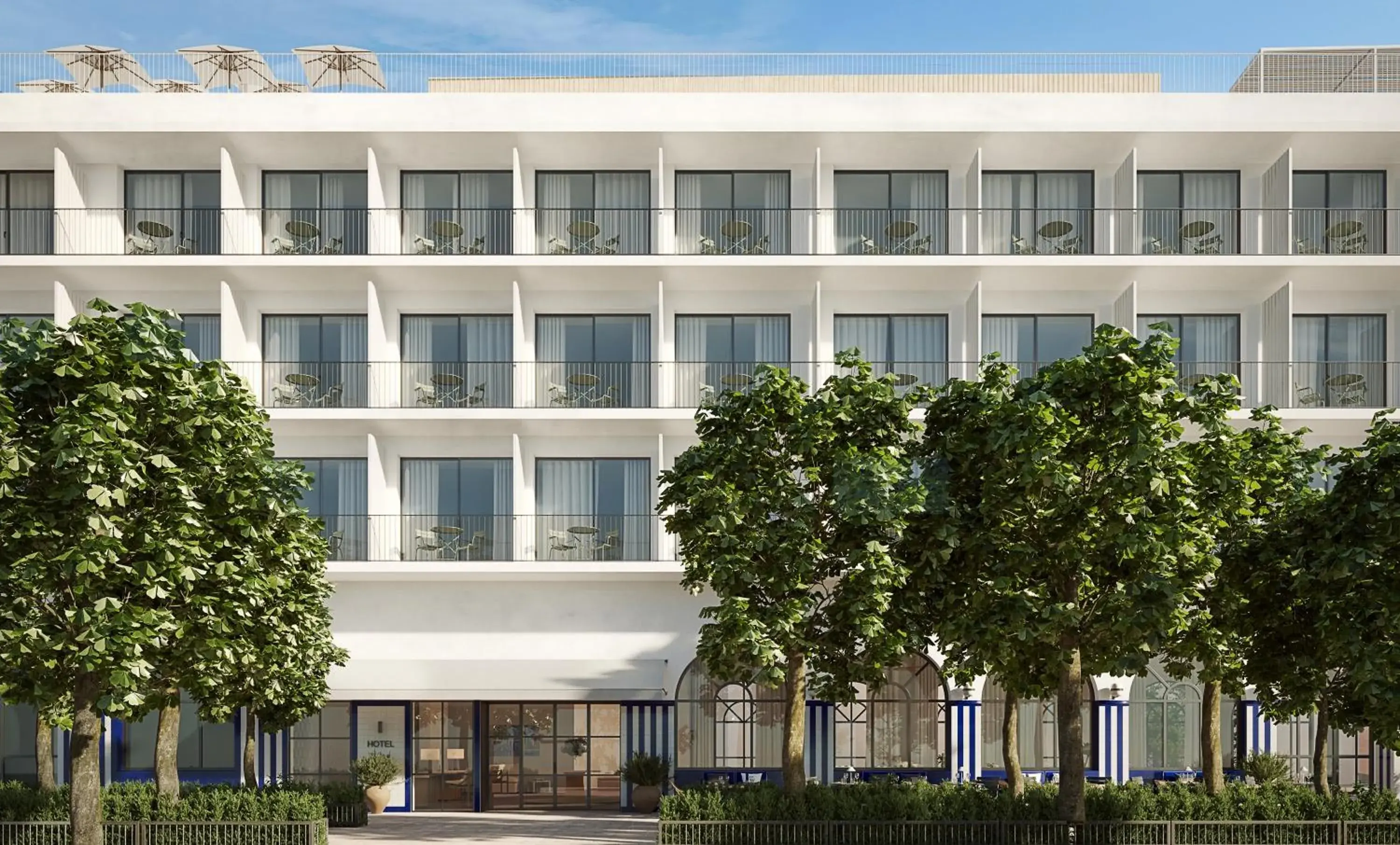 Property building in Elisabeth by the Sea Hotel Property building in Elisabeth by the Sea Hotel