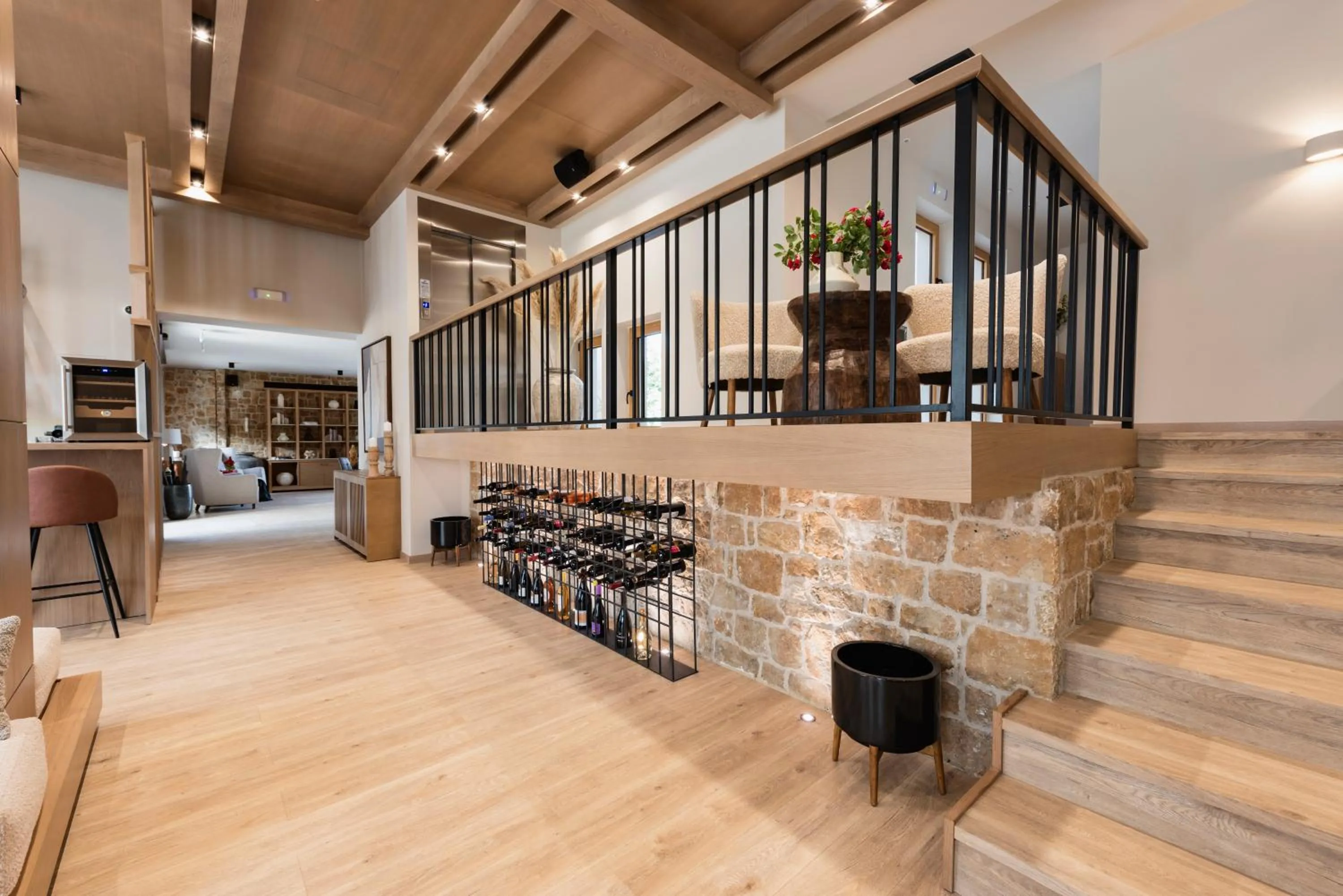 Seating area in Revi Mountain Resort Boutique Hotel