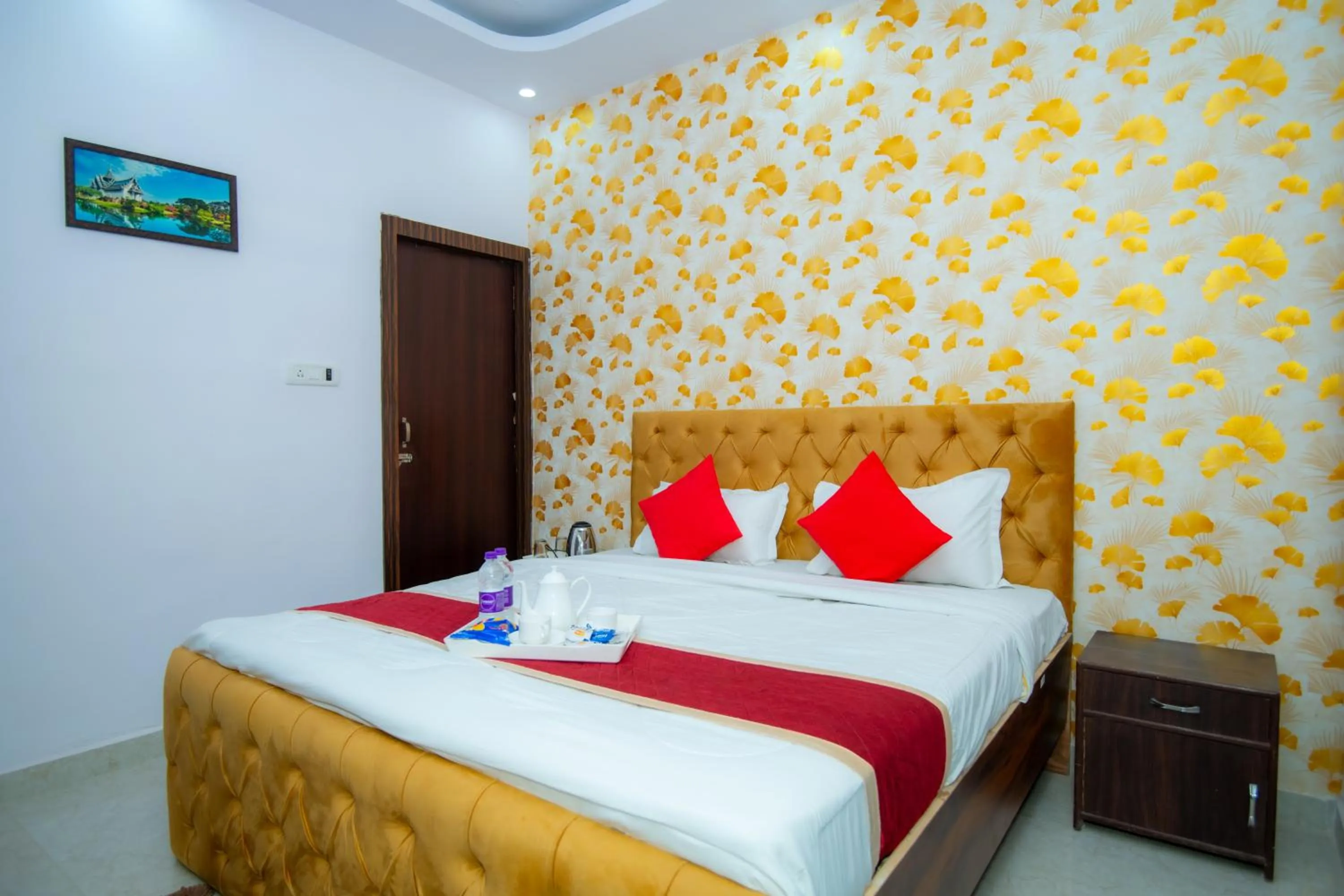 Bed in Hotel Blossom