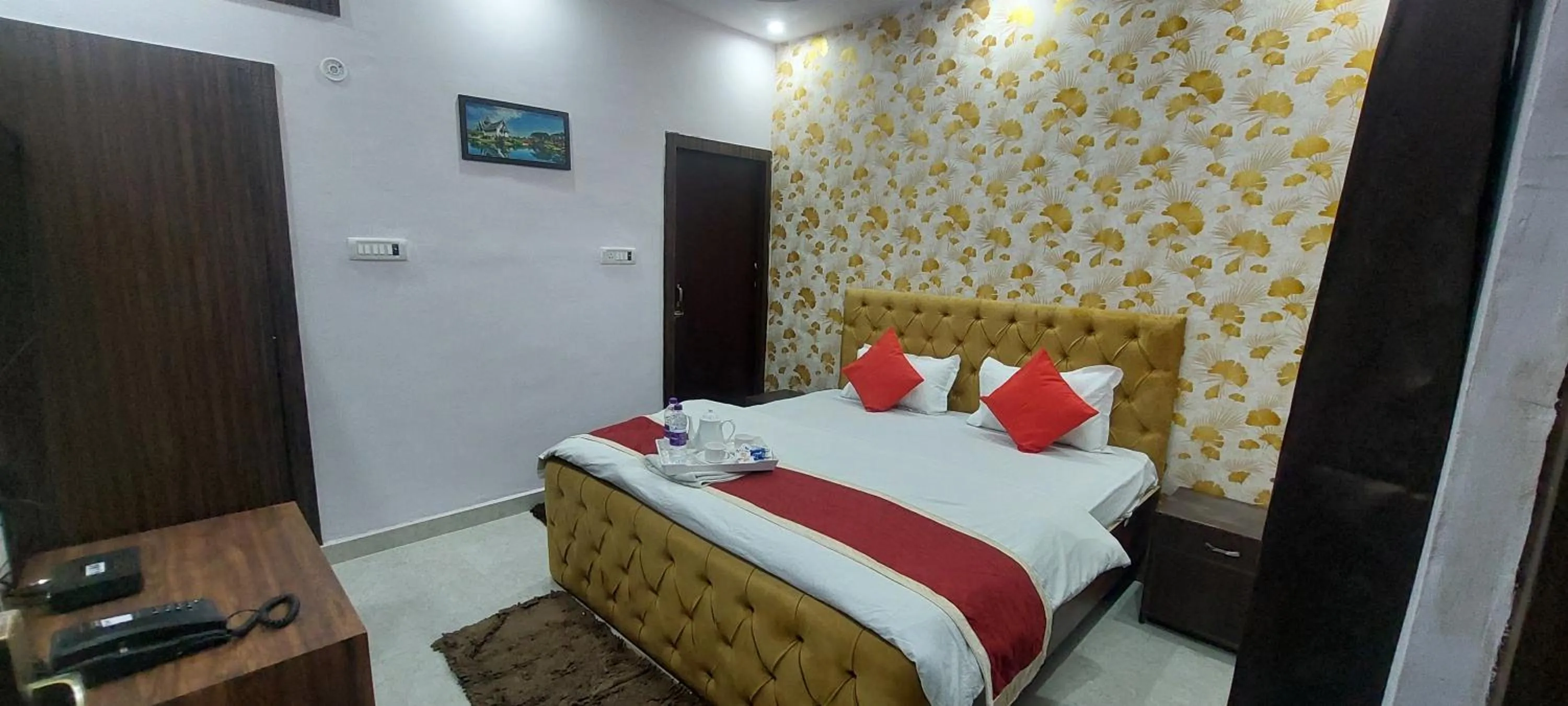 Bed in Hotel Blossom