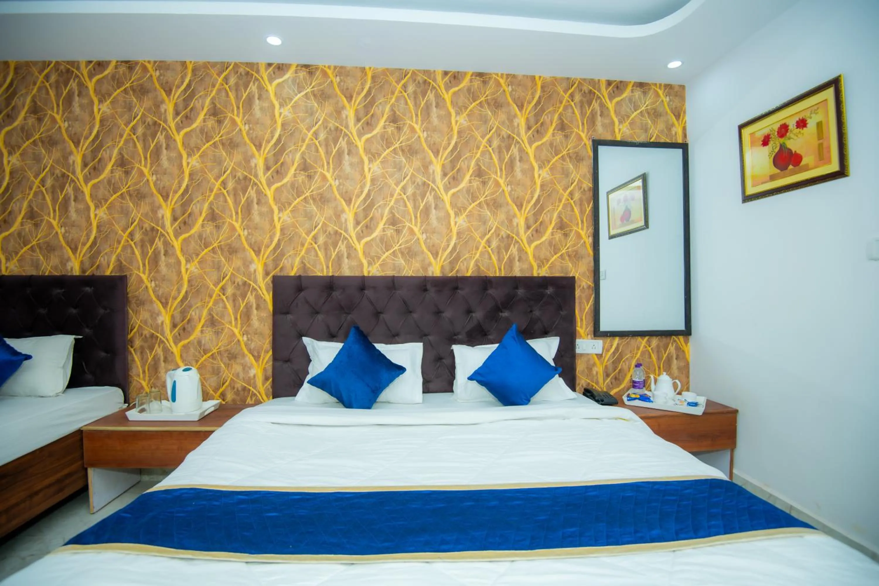 Bed in Hotel Blossom