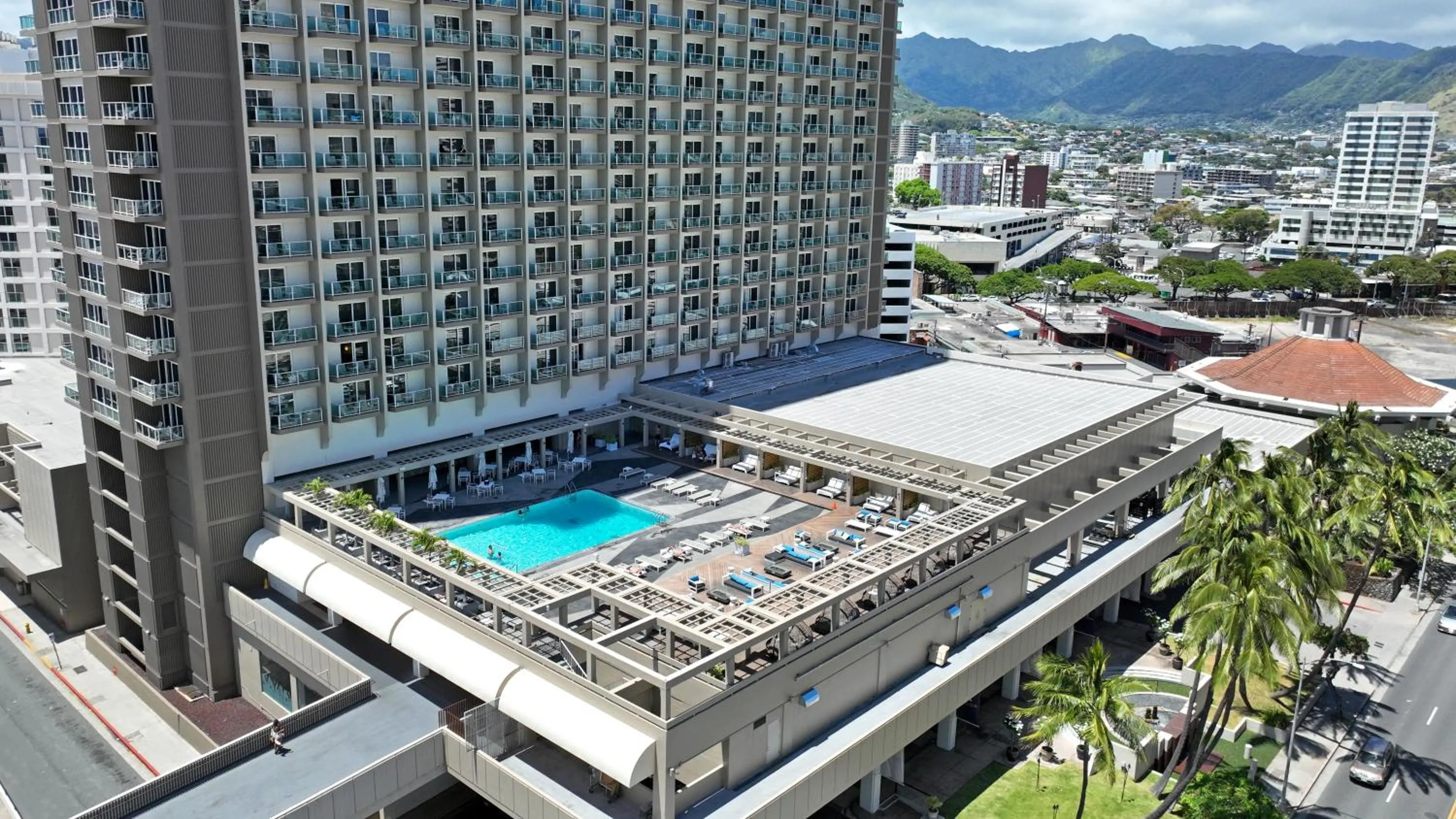 Property building in Ocean View Room at Ala Moana Hotel- Fees include