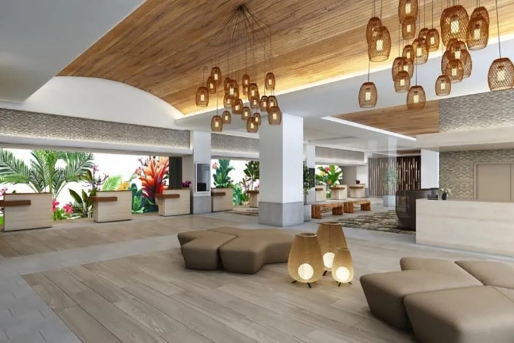 Lobby or reception in Ocean View Room at Ala Moana Hotel- Fees include
