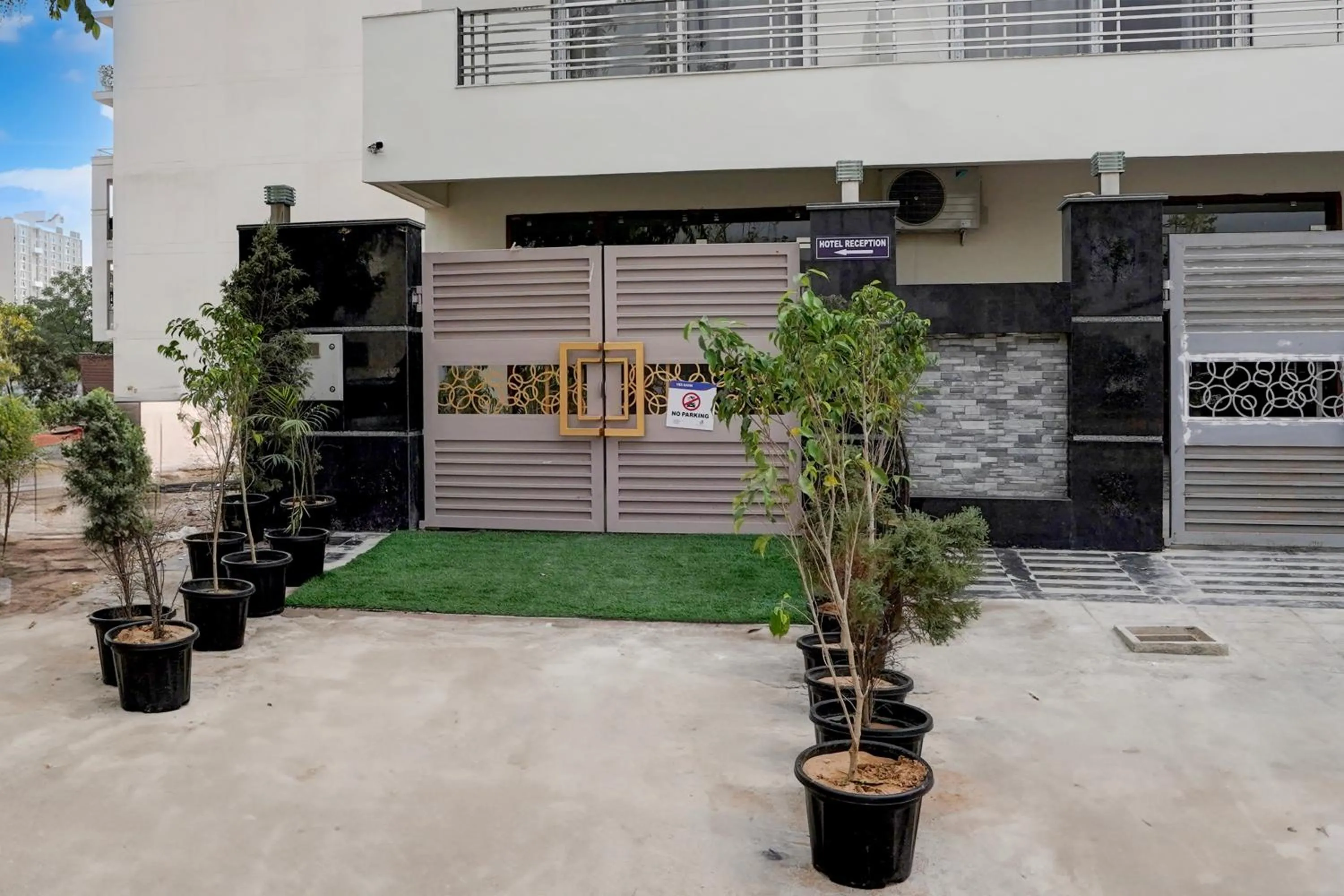 Facade/entrance in FabHotel Sky - Nr Sapphire 83 Mall, Manesar