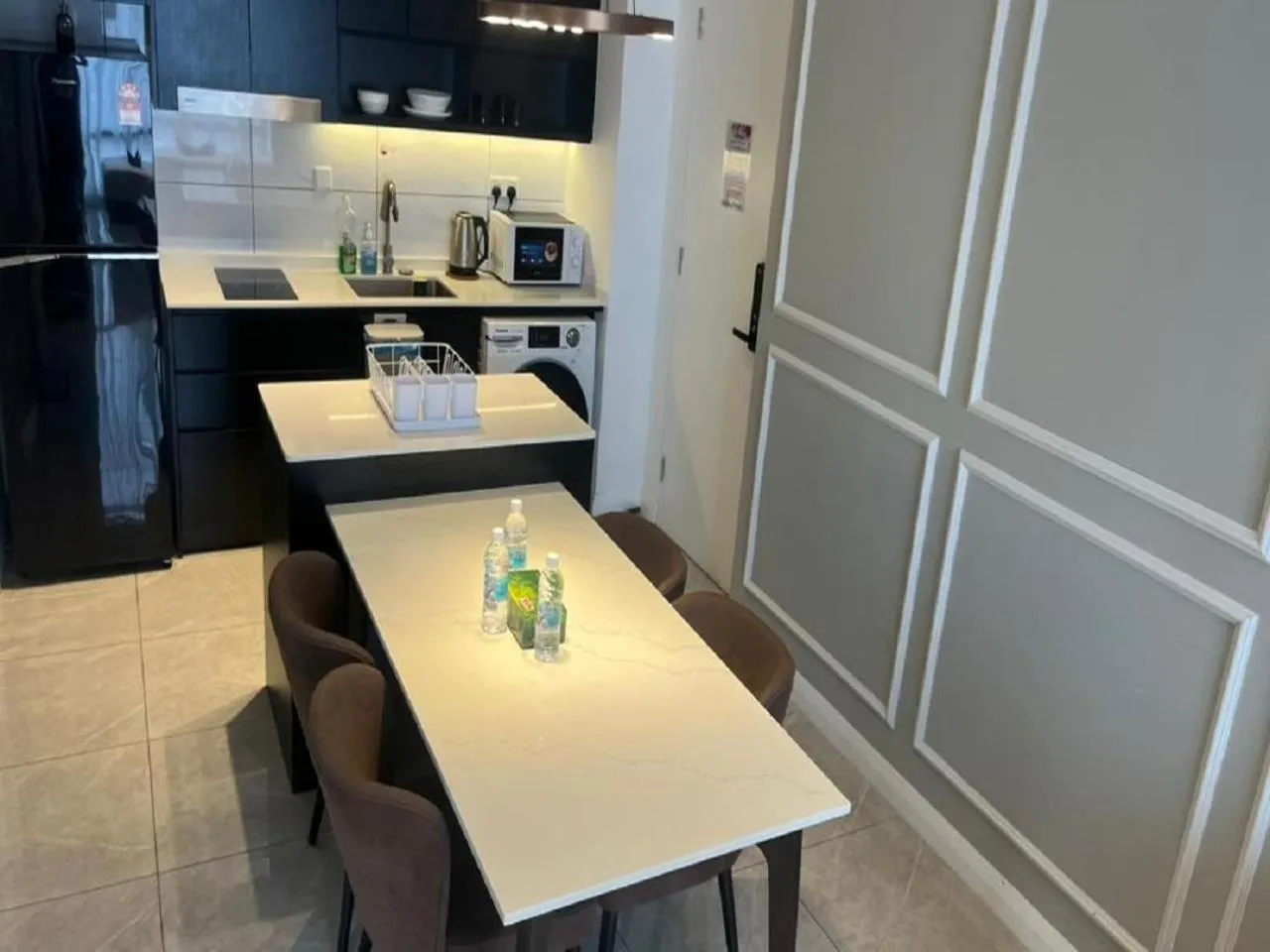 Kitchen or kitchenette in Axon Residence Kuala Lumpur Pavilion