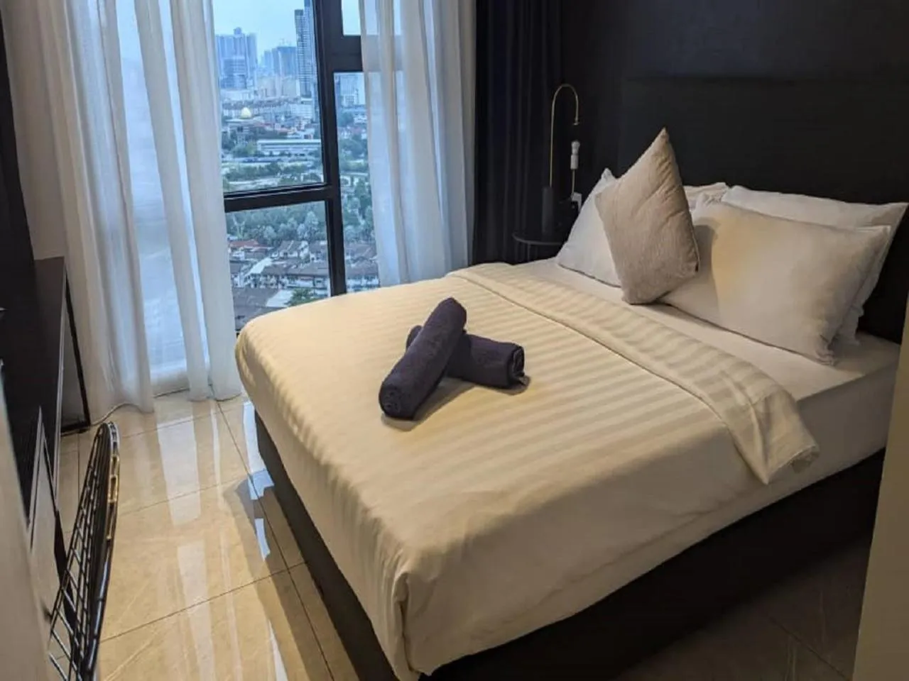 Bed in Axon Residence Kuala Lumpur Pavilion