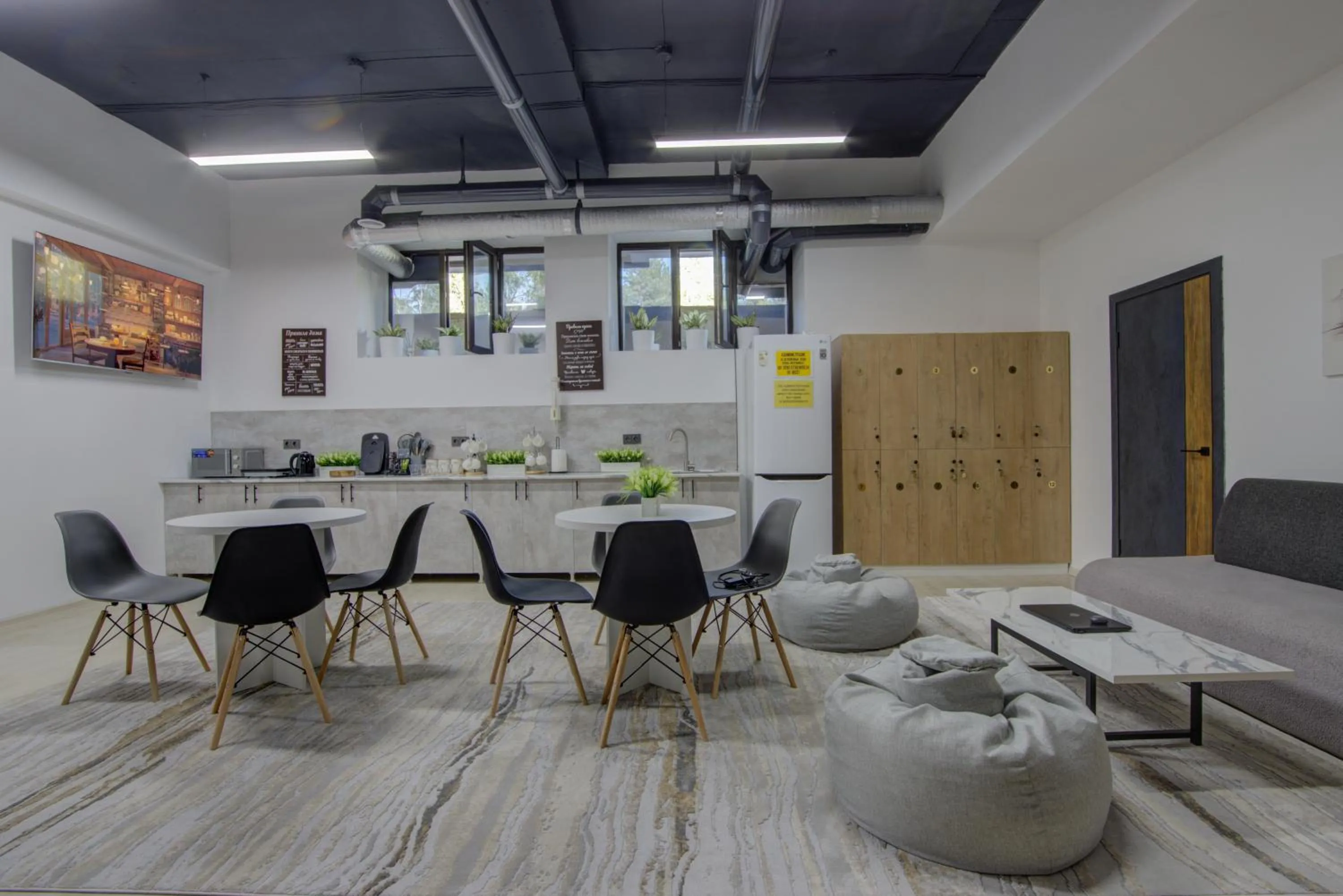 Living room in Hostel Pro