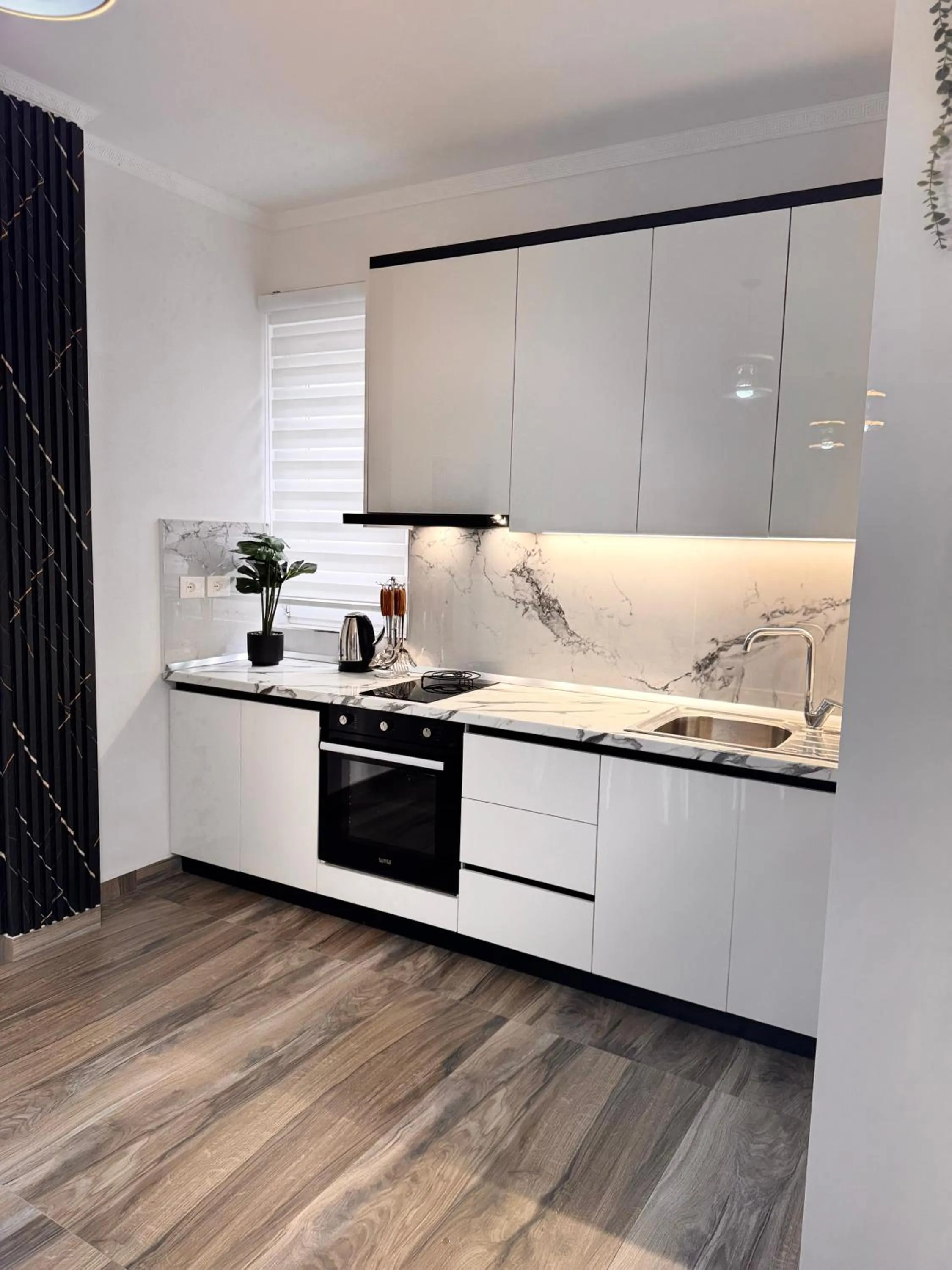 Kitchen or kitchenette in Elite Apartments