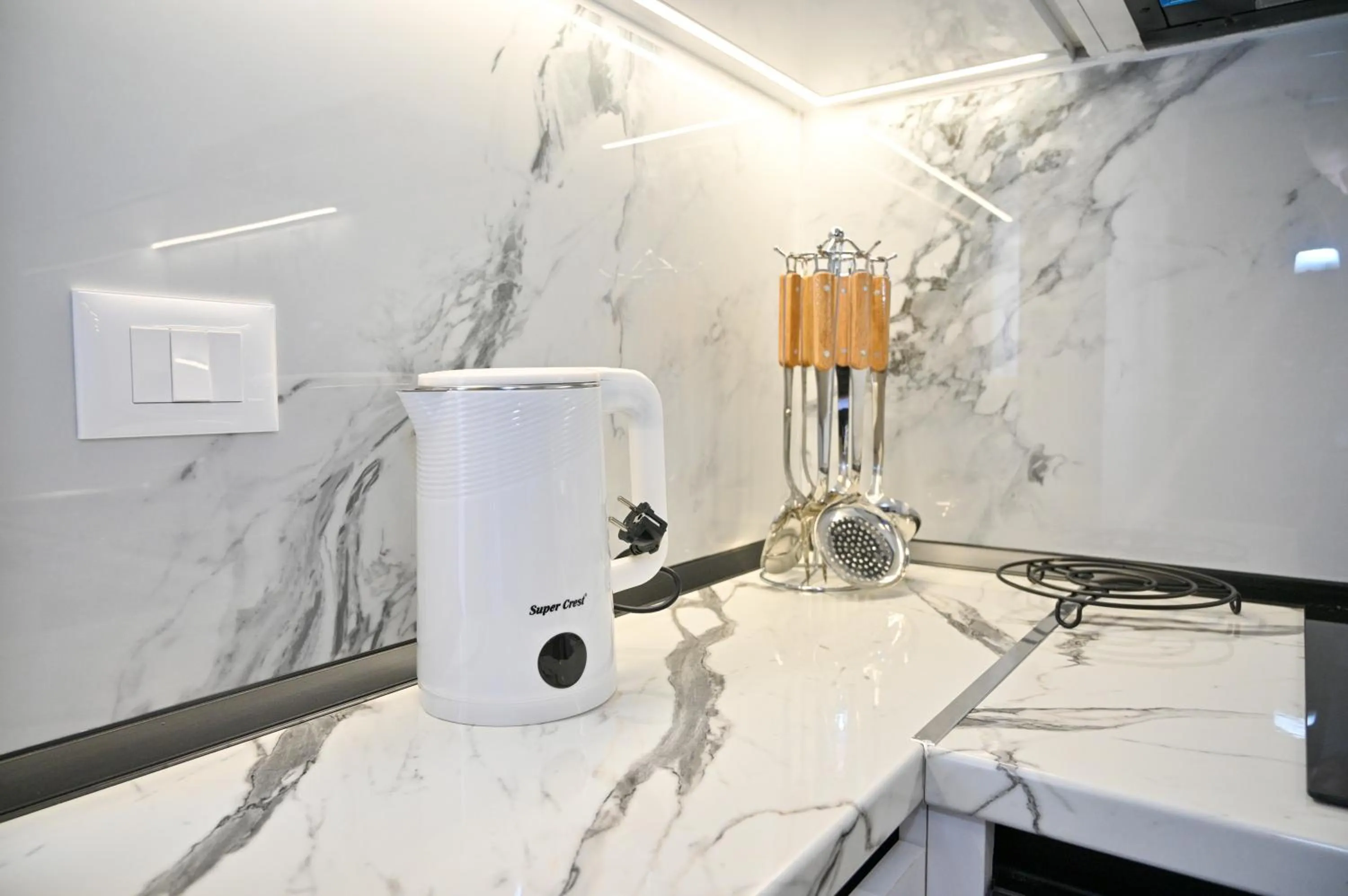 Kitchen or kitchenette in Elite Apartments