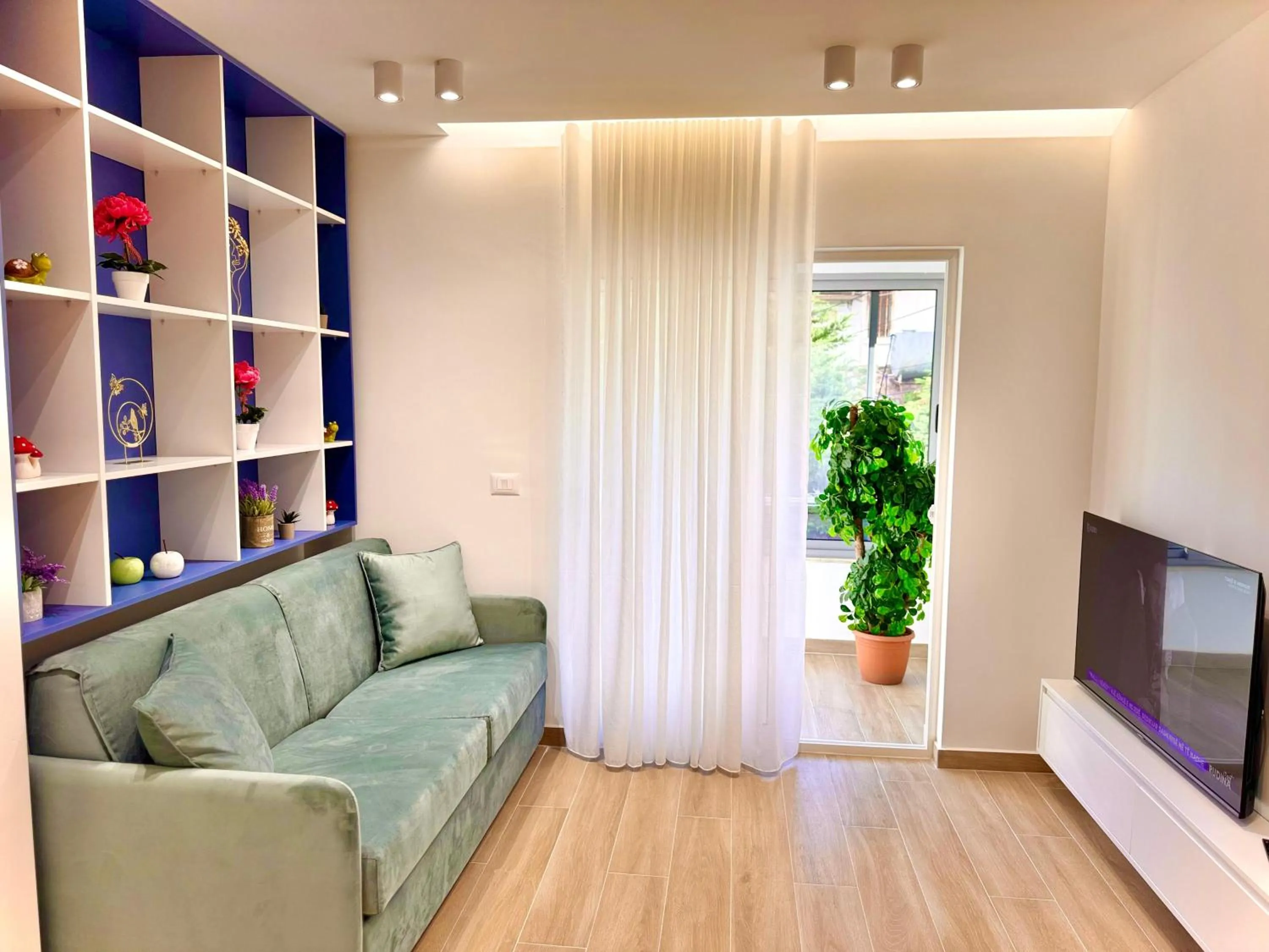 Seating area in Elite Apartments