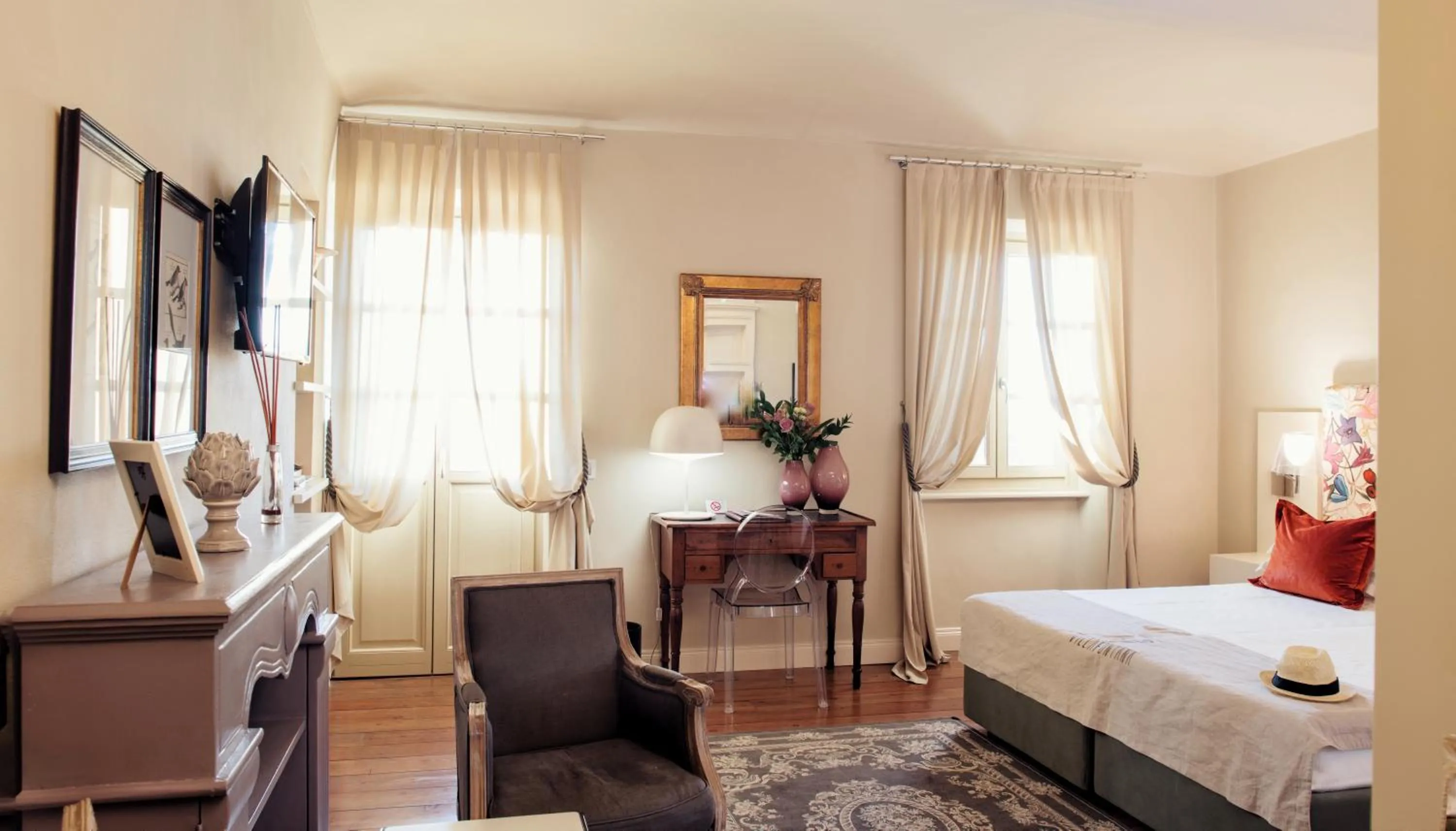 Bed in Villa Fontana Relais Suite & Spa