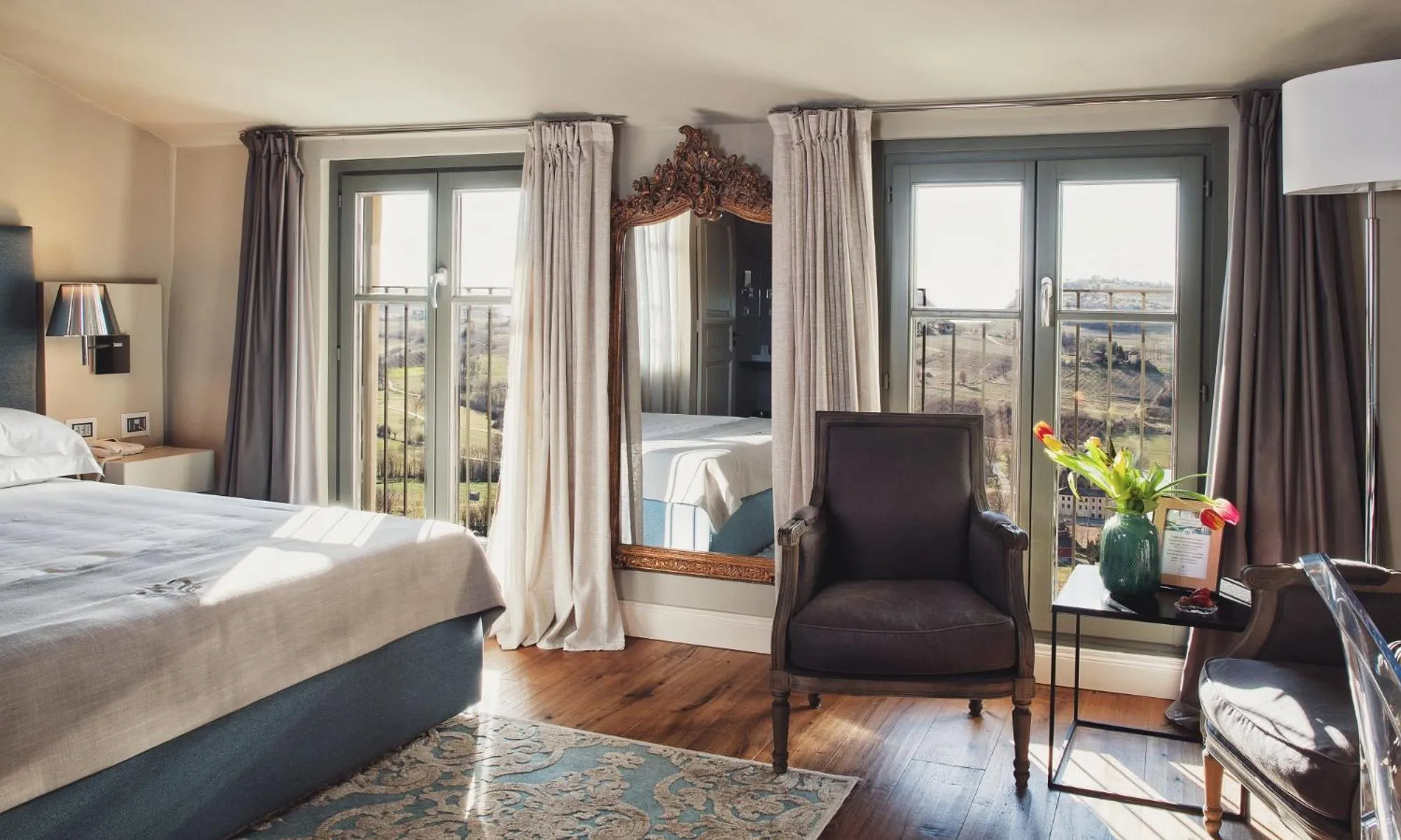 Bed in Villa Fontana Relais Suite & Spa