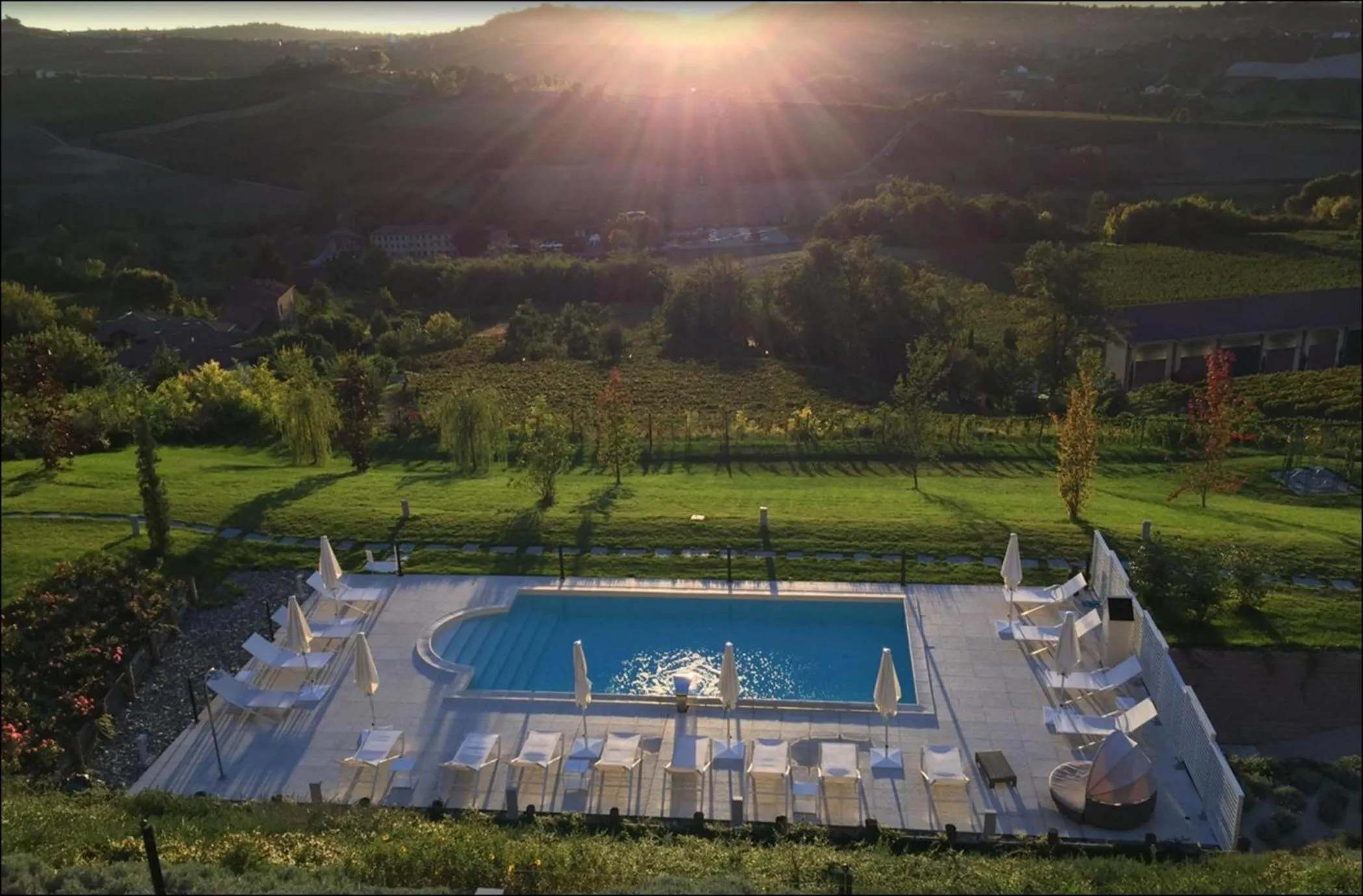 Pool view in Villa Fontana Relais Suite & Spa