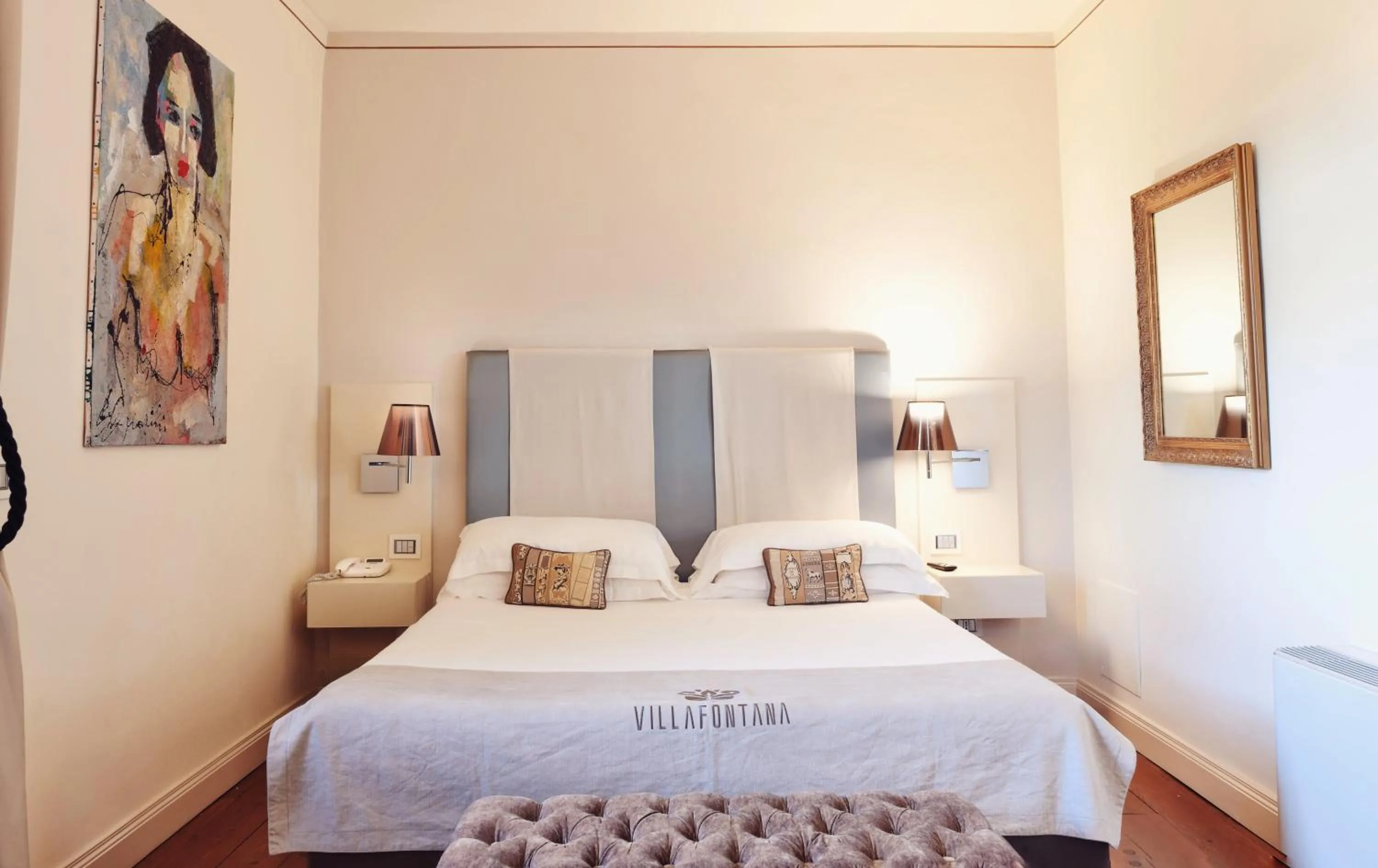 Bed in Villa Fontana Relais Suite & Spa