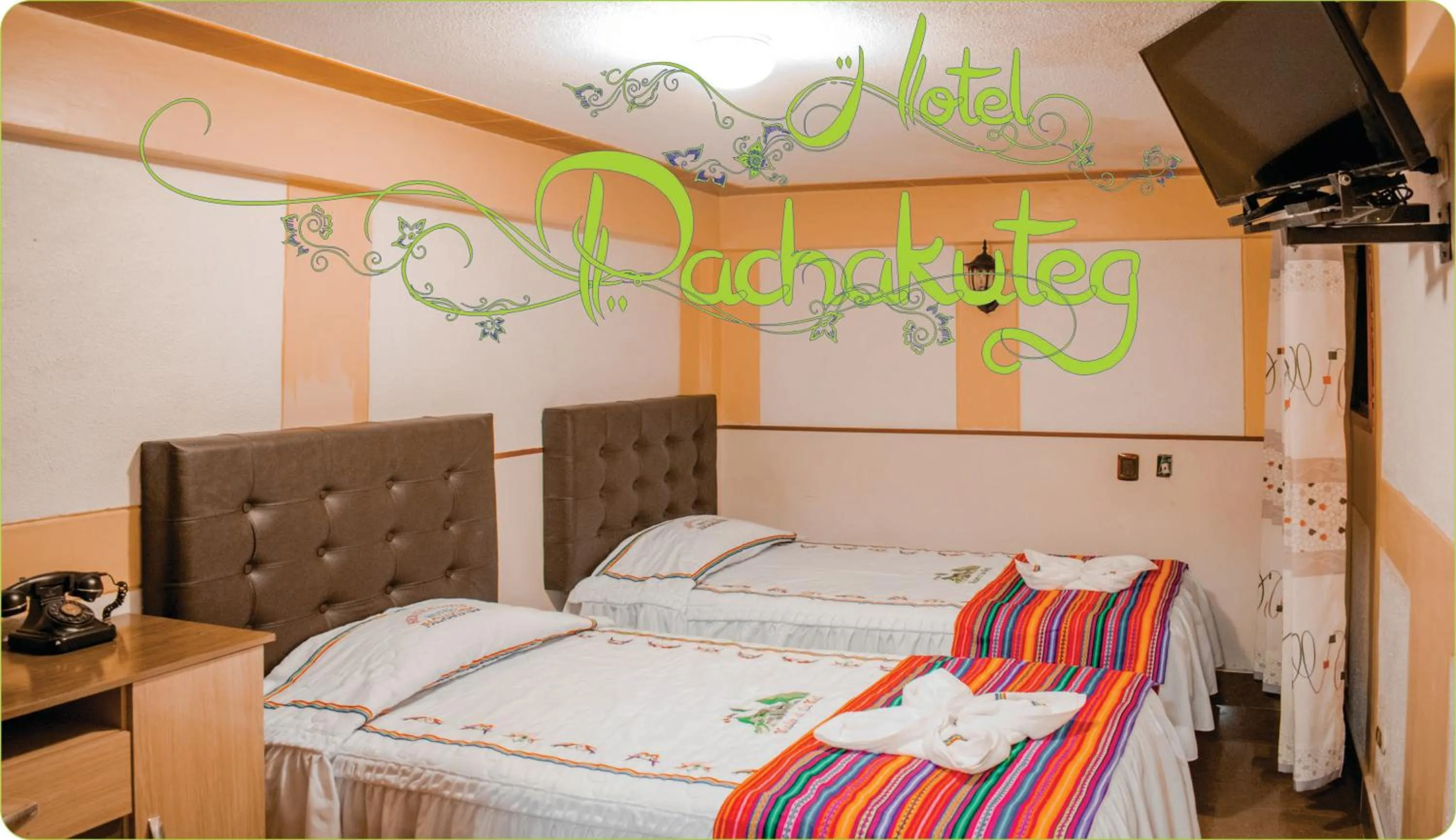 Bed in Hotel Pachakuteq