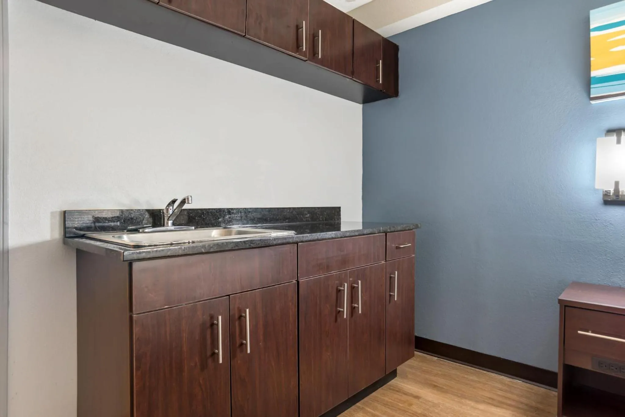 Bedroom in HomeTowne Studios by Red Roof Montgomery - Midtown