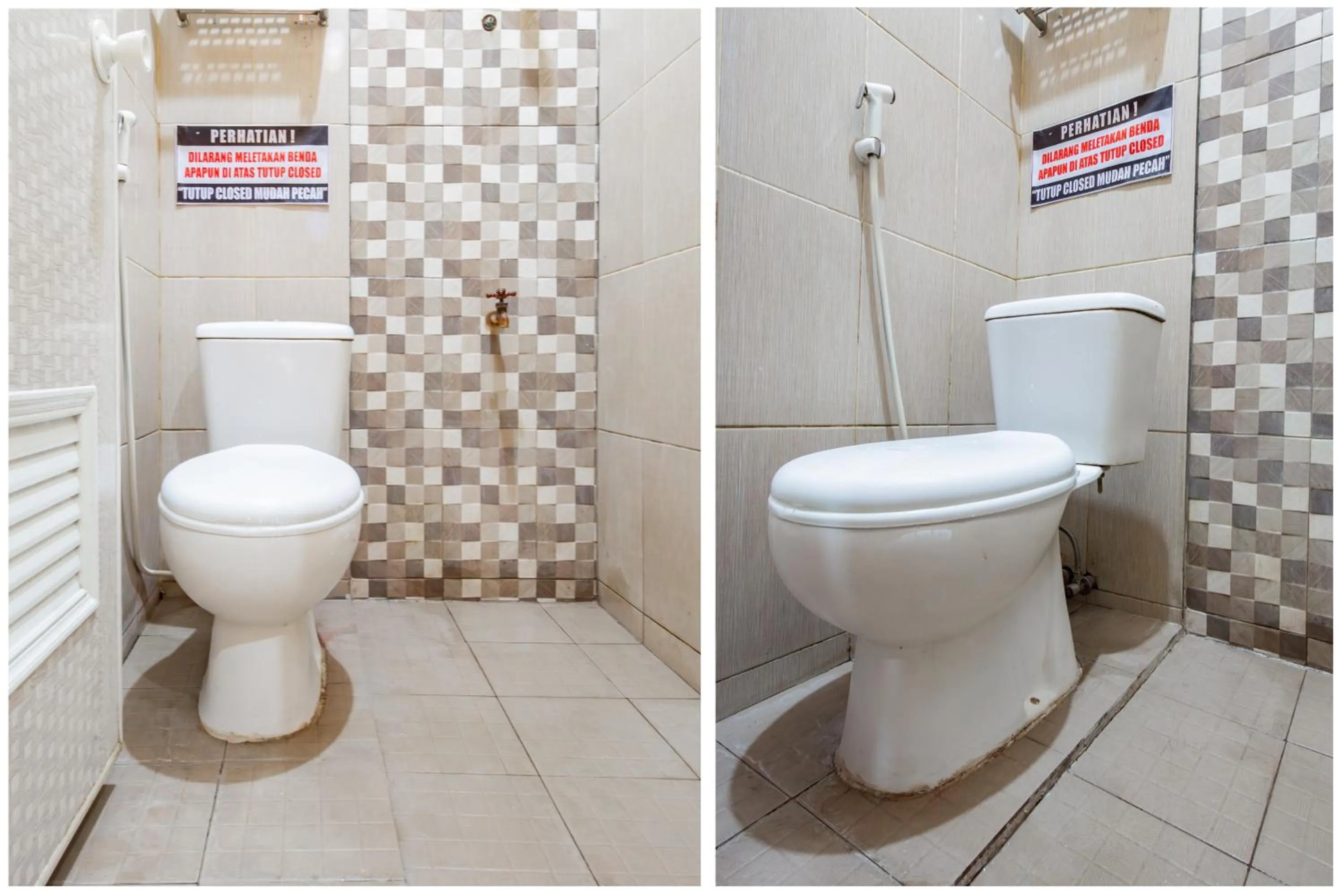 Bathroom in SPOT ON 93965 Ibrahim Guest House Syariah