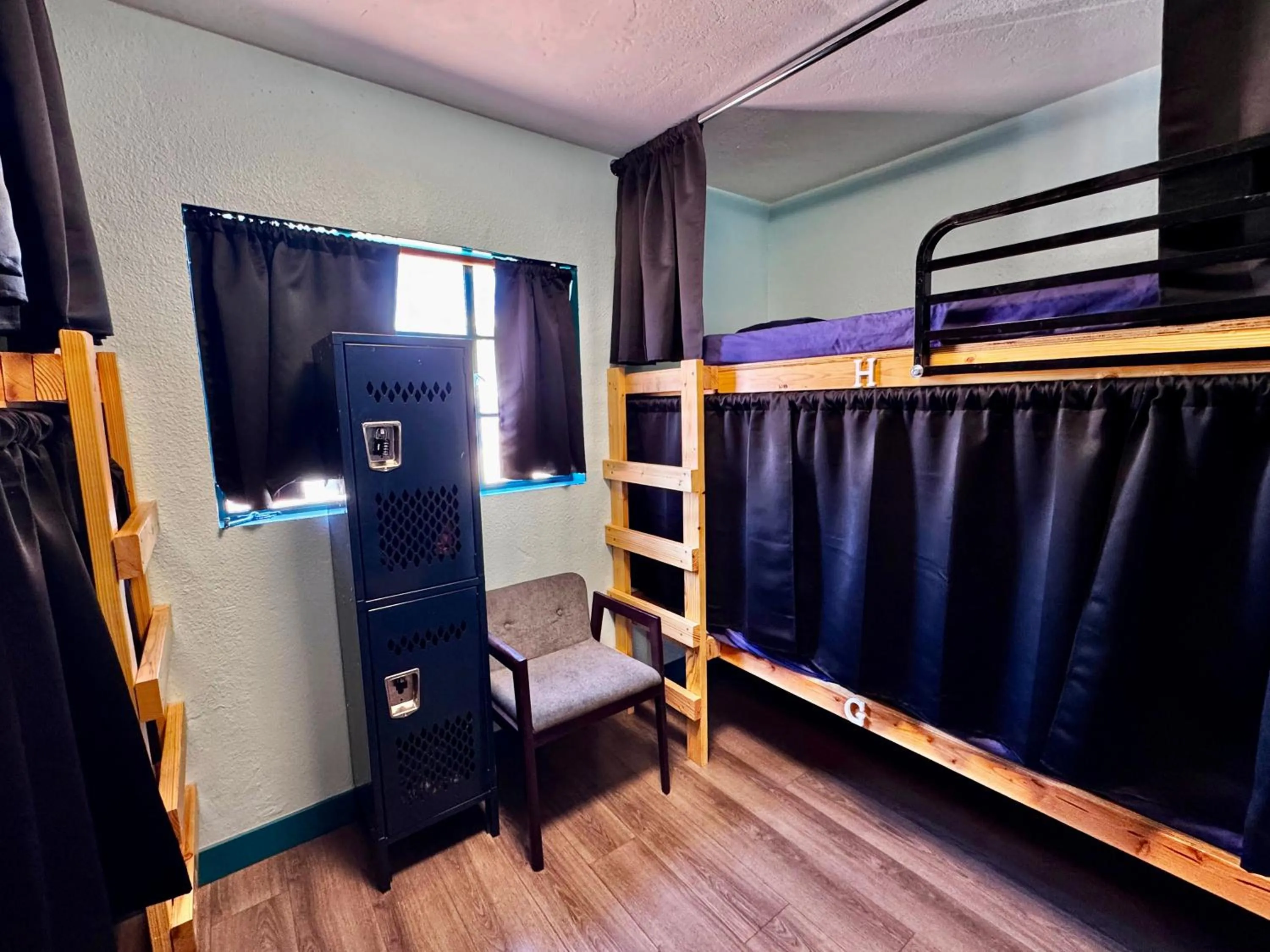 bunk bed, Bed in Sin City Hostel